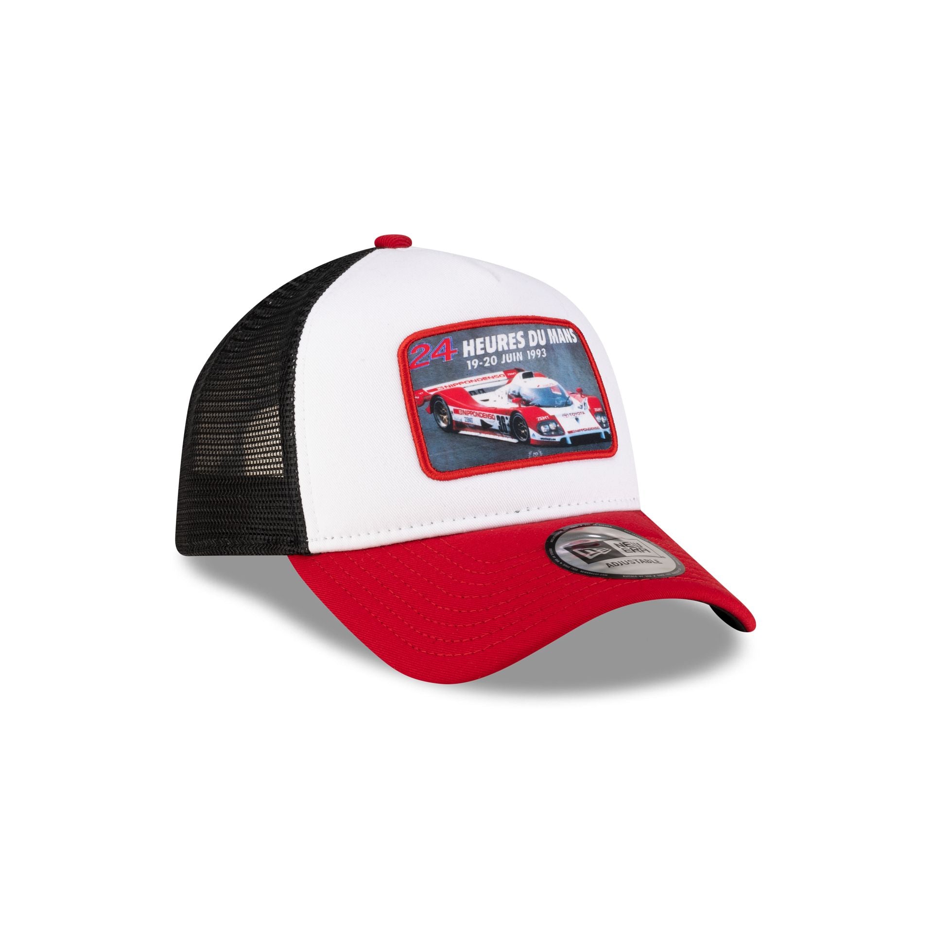 24 Hours of Le Mans Patch Red 9FORTY A-Frame Trucker Hat、mySite、vikingsvslions