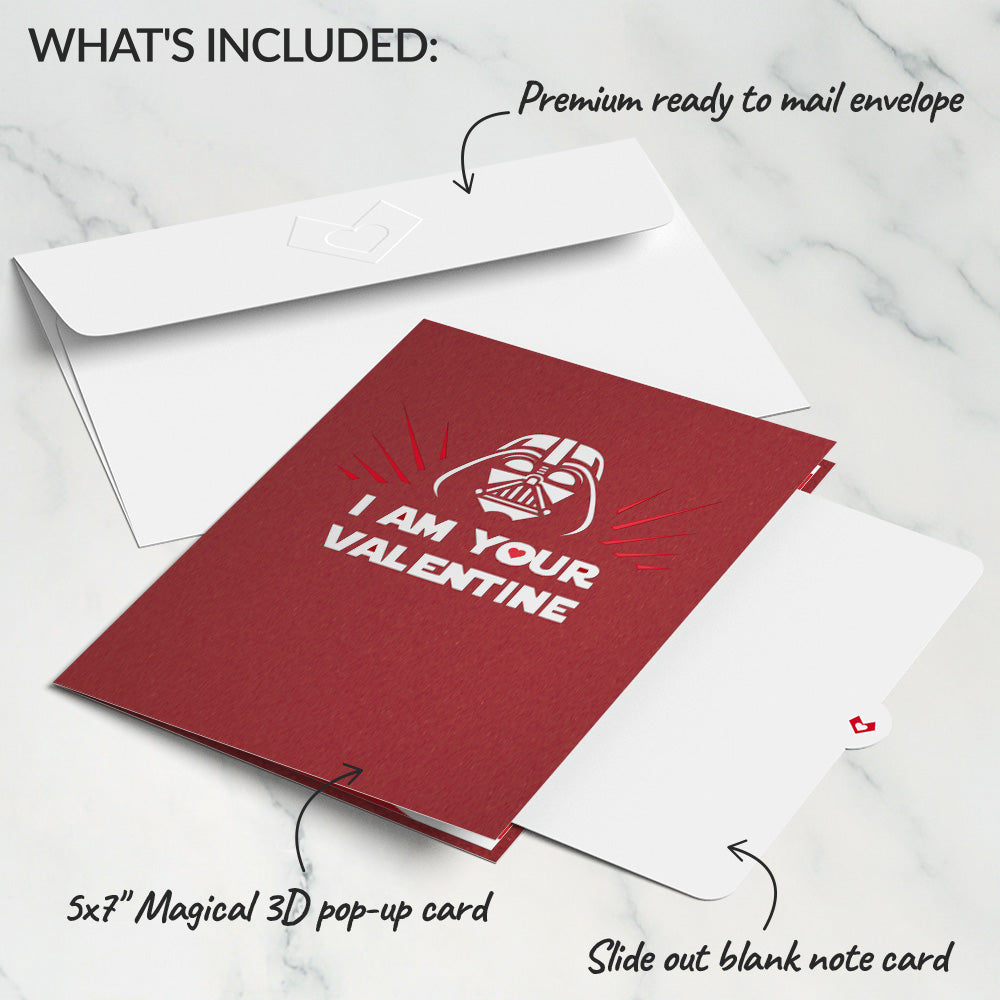 Star Wars™ Darth Vader™ Valentine Pop-Up Card、mySite、solidvoid