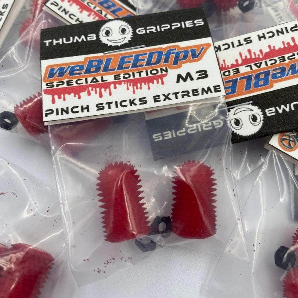  Thumb Grippies weBLEEDfpv Special Edition、mySite、merchandisen