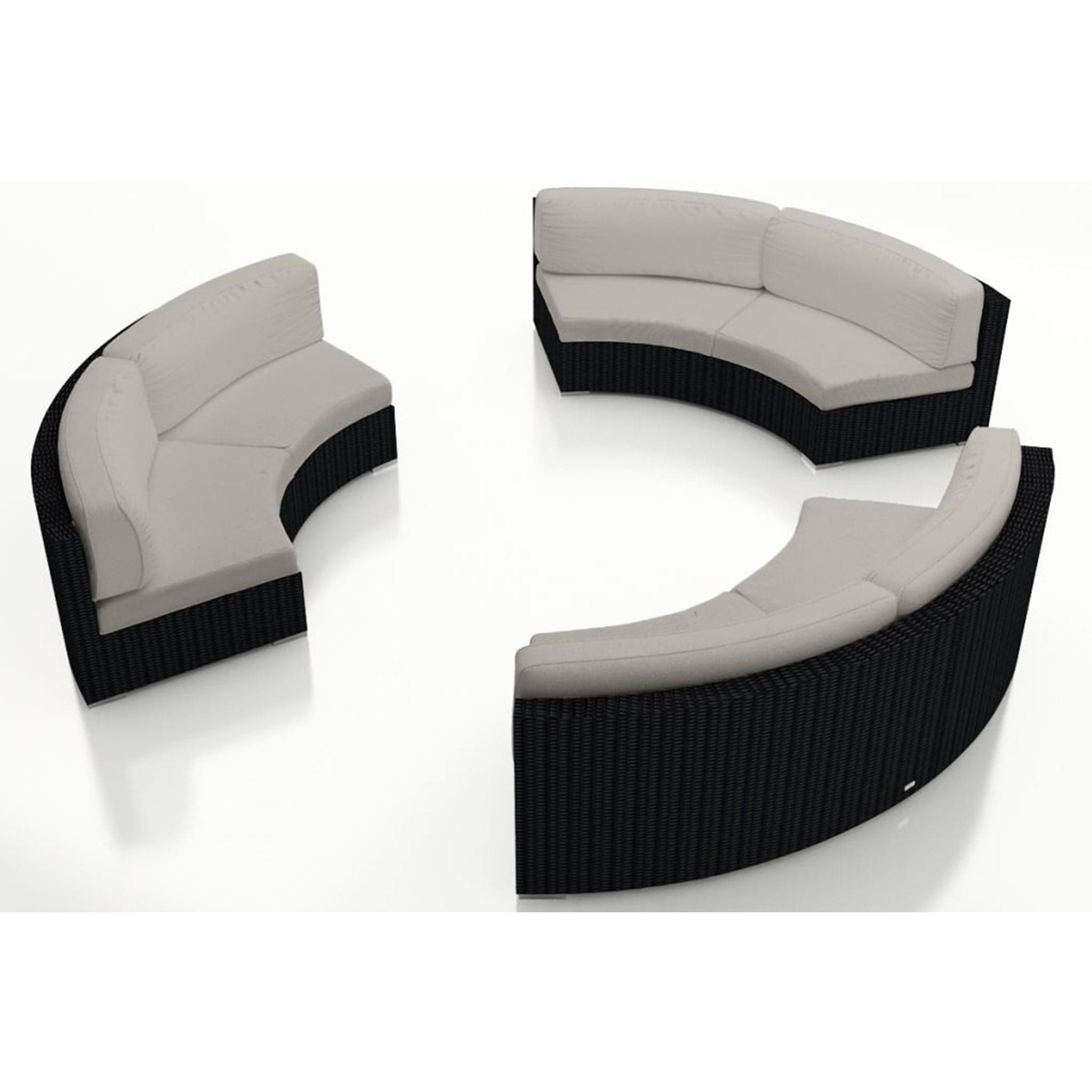 Urbana 3 Piece Curve Sectional Set、mySite、neckold
