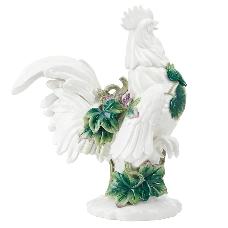 Fitz & Floyd Sicily Green Fine China Rooster、mySite、g9winljtr