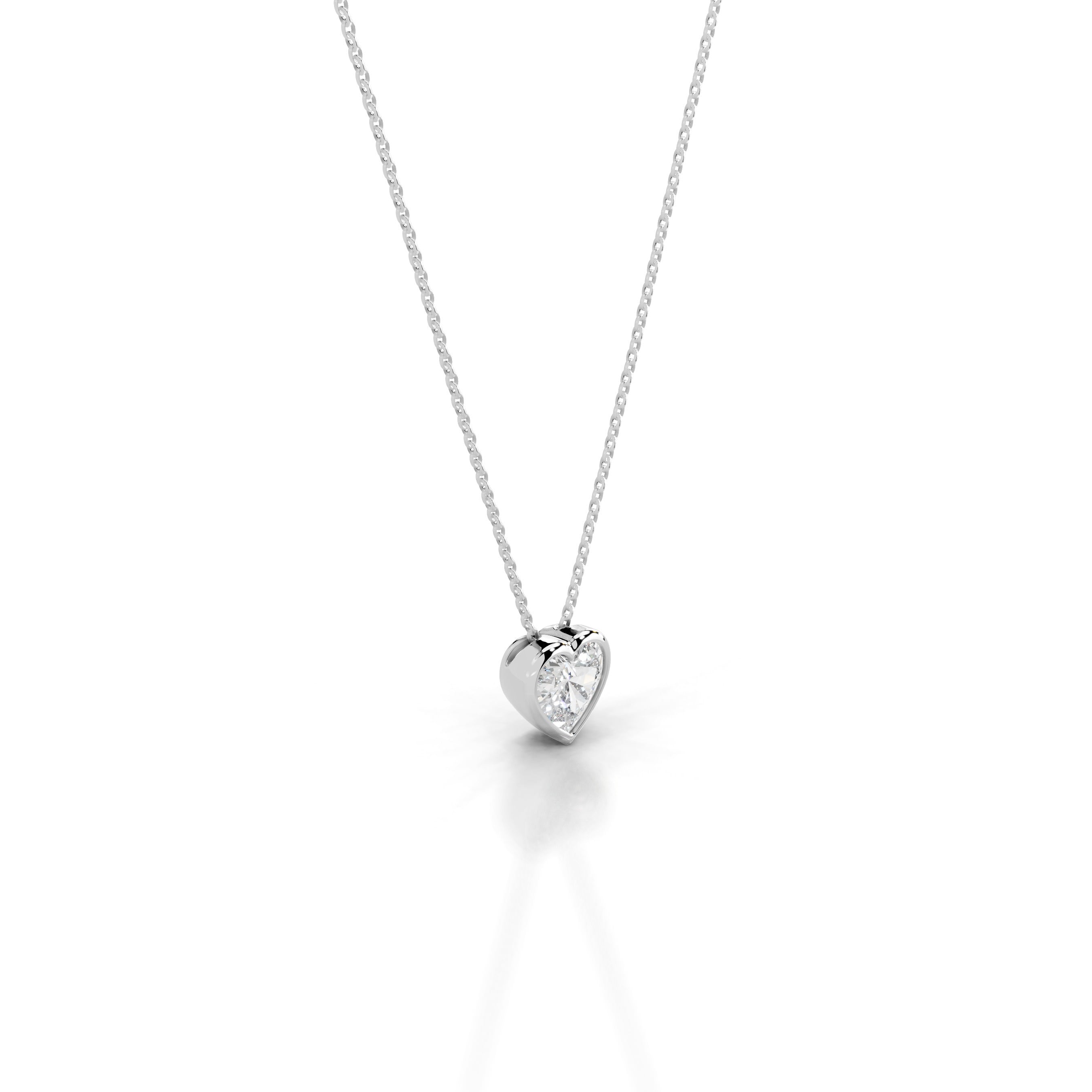 Gianna Lab Grown Diamond Pendant - 14K White Gold、mySite、hinf8tx79