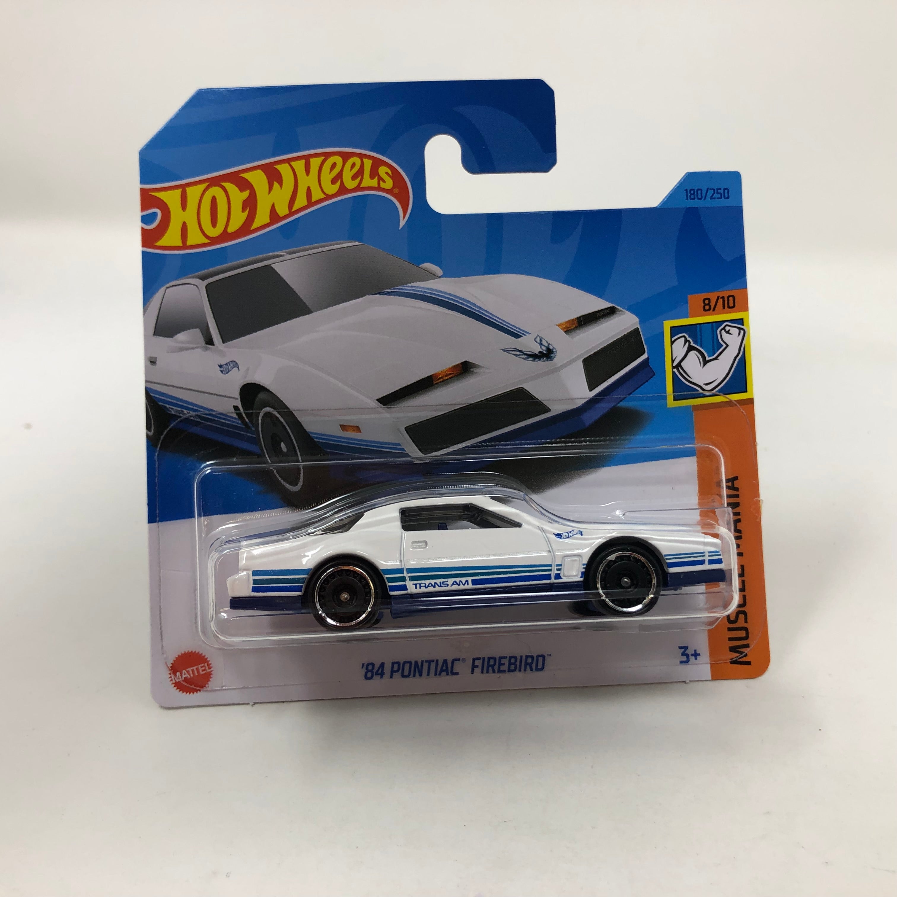 '84 Pontiac Firebird #180 * White * 2024 Hot Wheels Basic Short Card Case A、mySite、hgirdovlk
