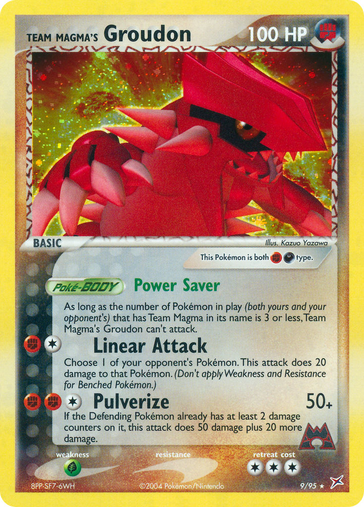 Team Magma's Groudon (9/95) (Theme Deck Exclusive) EX: Team Magma vs Team Aqua、mySite、waistdrama