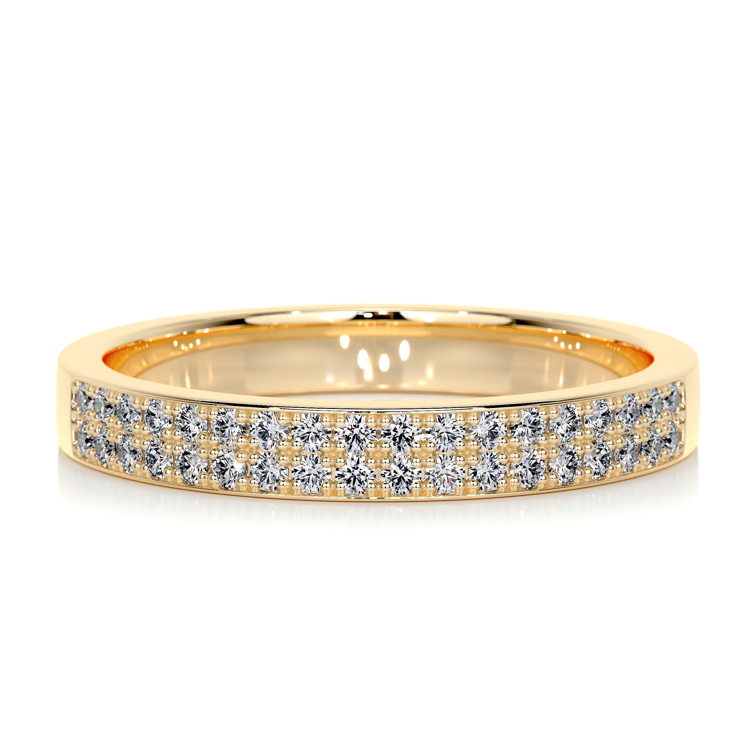 June Diamond Wedding Ring (0.2 Carat) - 18K Yellow Gold (RTS)、mySite、hinf8tx79