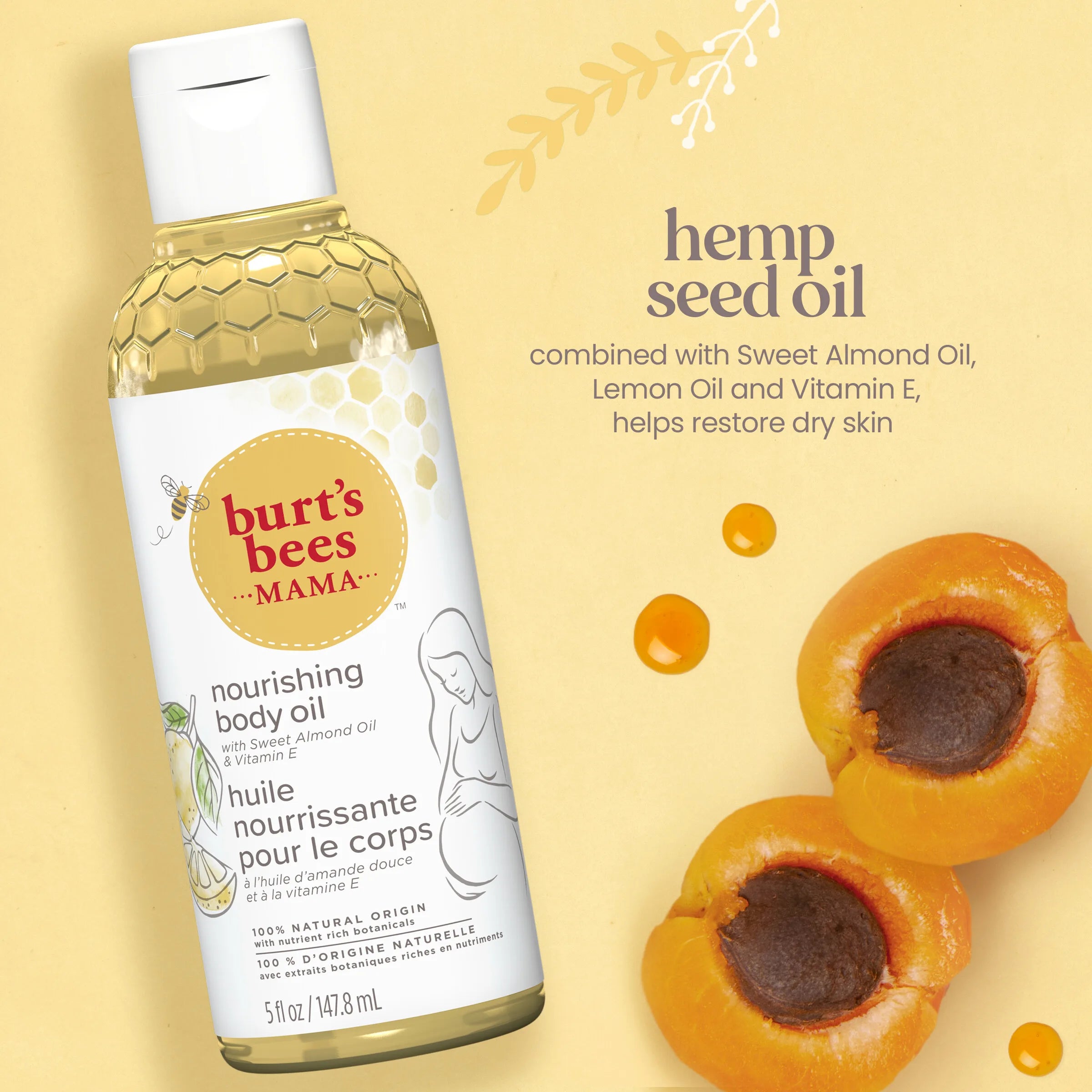 Burt's Bees Mama Bee Nourishing Body Oil、mySite、g9winljtr