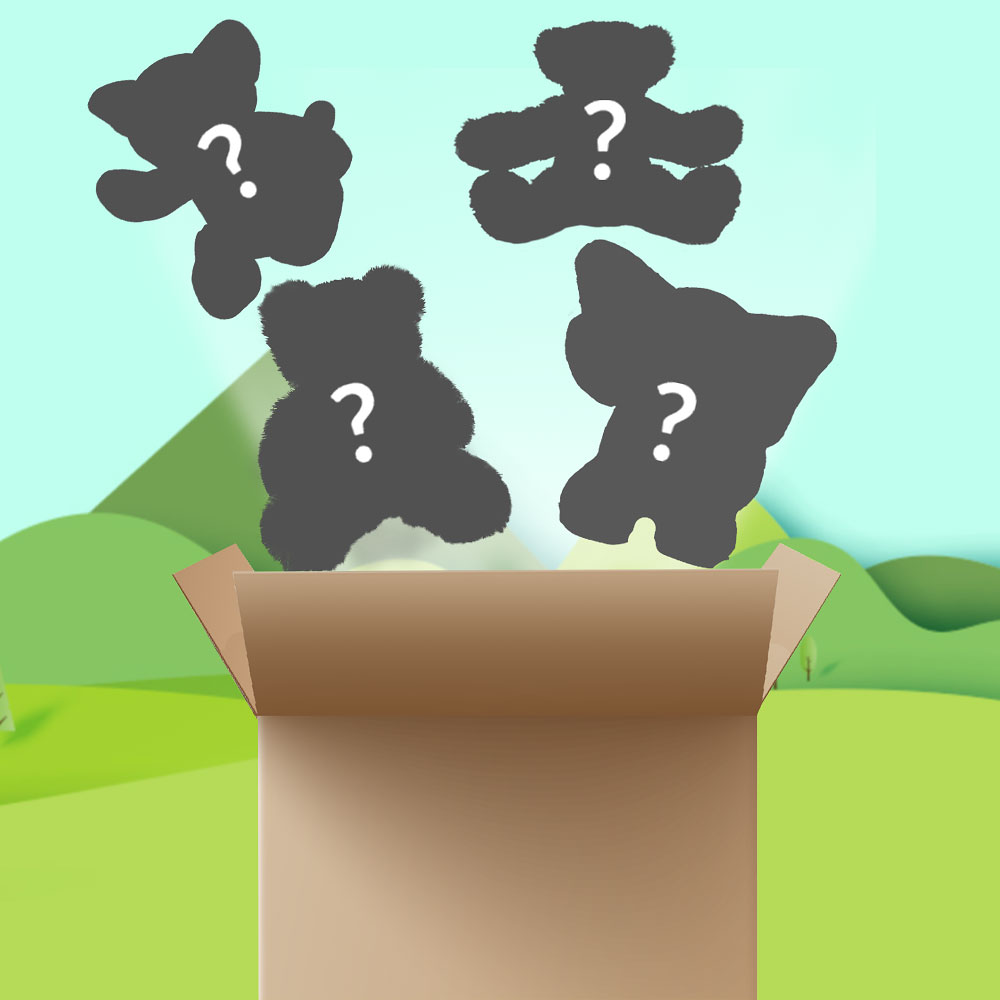 Mystery Overstock Plush Animals - Pack of 4、mySite、g9winljtr