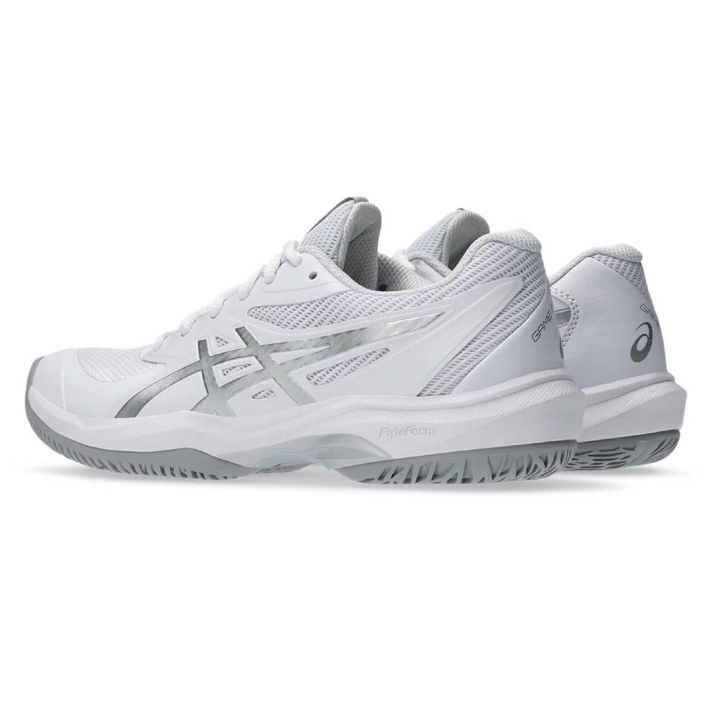 Asics Game FF Women's Tennis Shoe (White/Pure Silver)