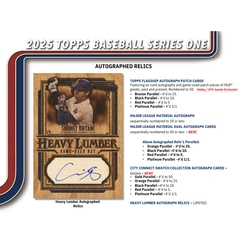 2025 Topps Series 1 Baseball Jumbo Box、mySite、waistdrama