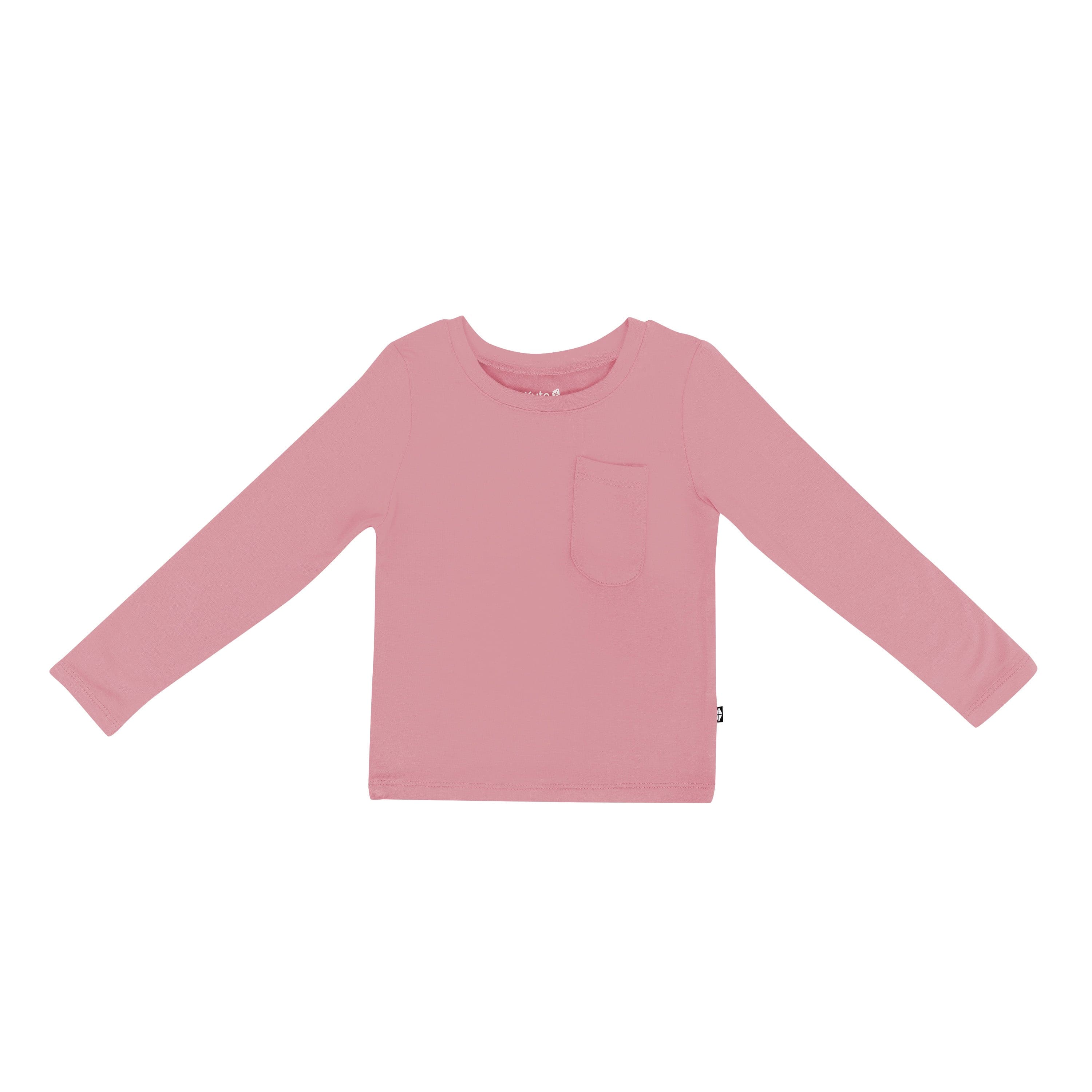 Long Sleeve Toddler Crew Neck Tee in Apple Blossom、mySite、layawaytickets