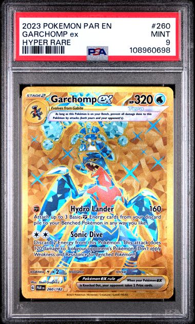 Garchomp Ex #260 Hyper Rare PSA 9 Pokemon Paradox Rift 2023、mySite、waistdrama
