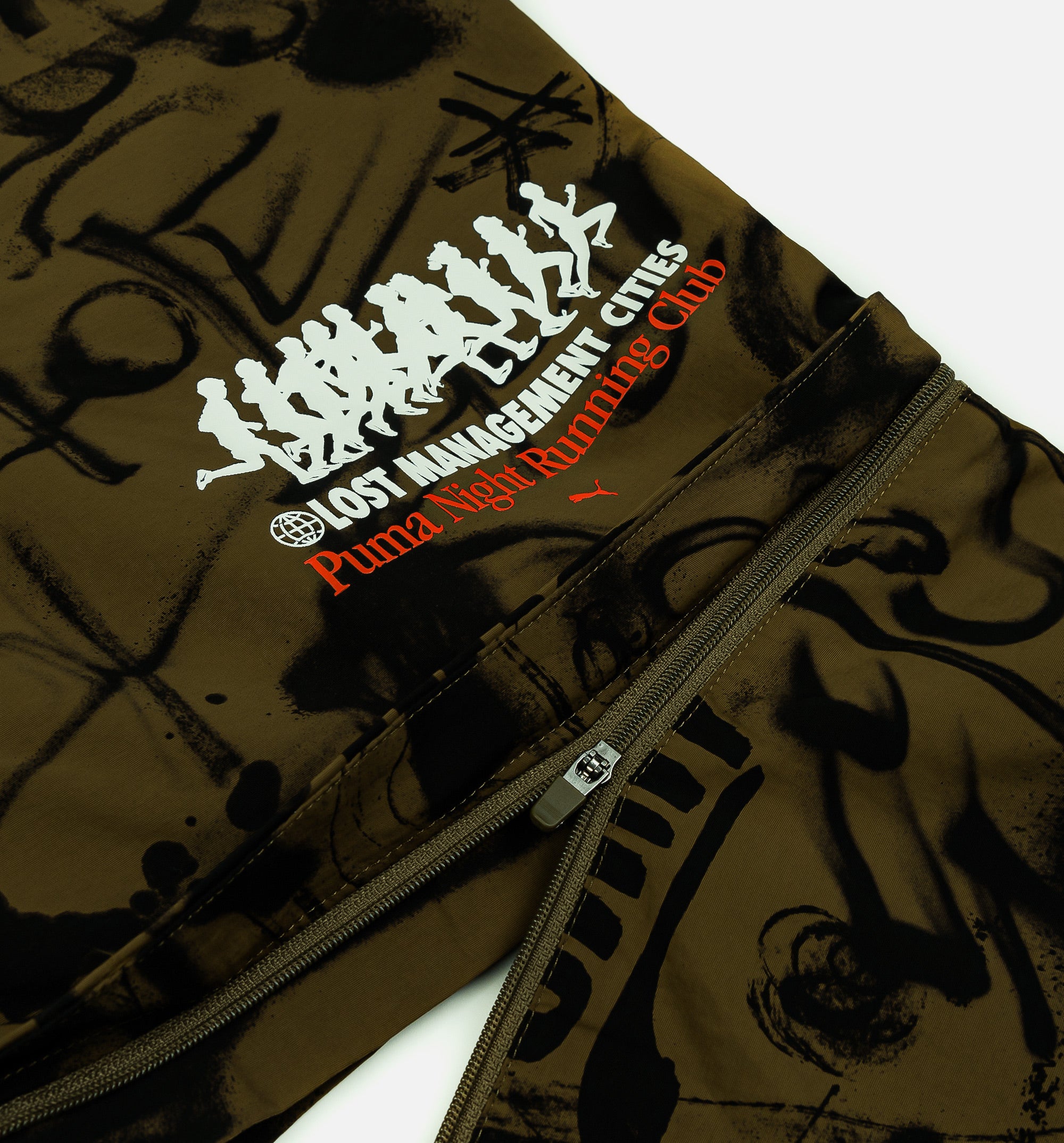 Lost Management Cities All Over Print Mens Pant - Olive/Black、mySite、dreamappss