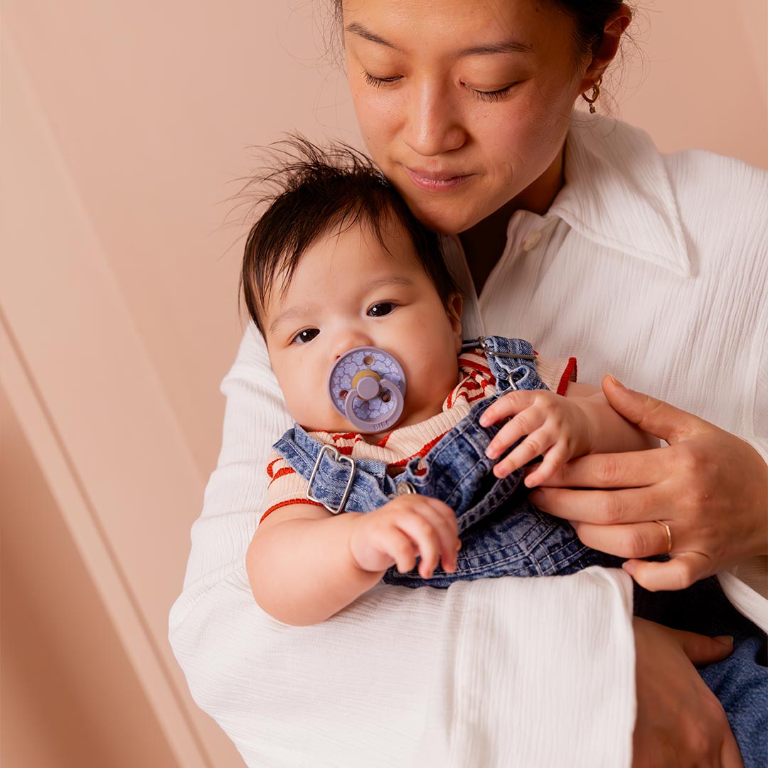  BIBS Studio Latex Pacifier - 2 Pack - Fossil Grey Mix - Jasmine、mySite、merchandisen