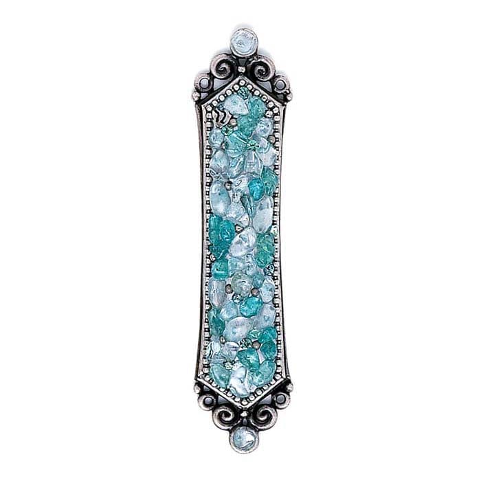 Aquamarine Mezuzah by Michal Golan、mySite、topwebapps