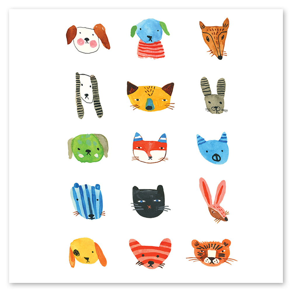  Fuzzy Faces Tattly Temporary Tattoo Sheets、mySite、ghnorth