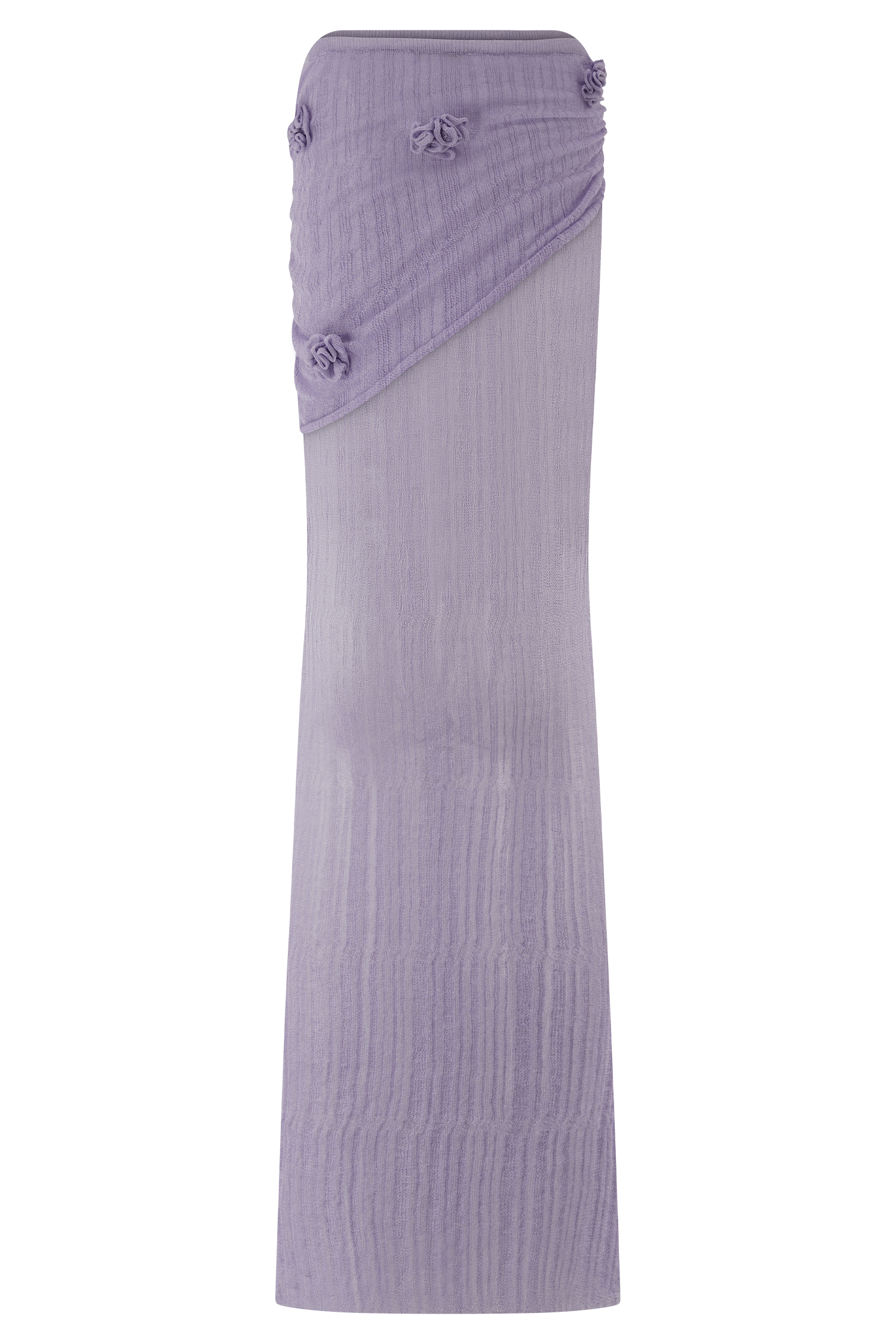 Orianna Orchid Knit Maxi Skirt - Orchid、mySite、solidvoid