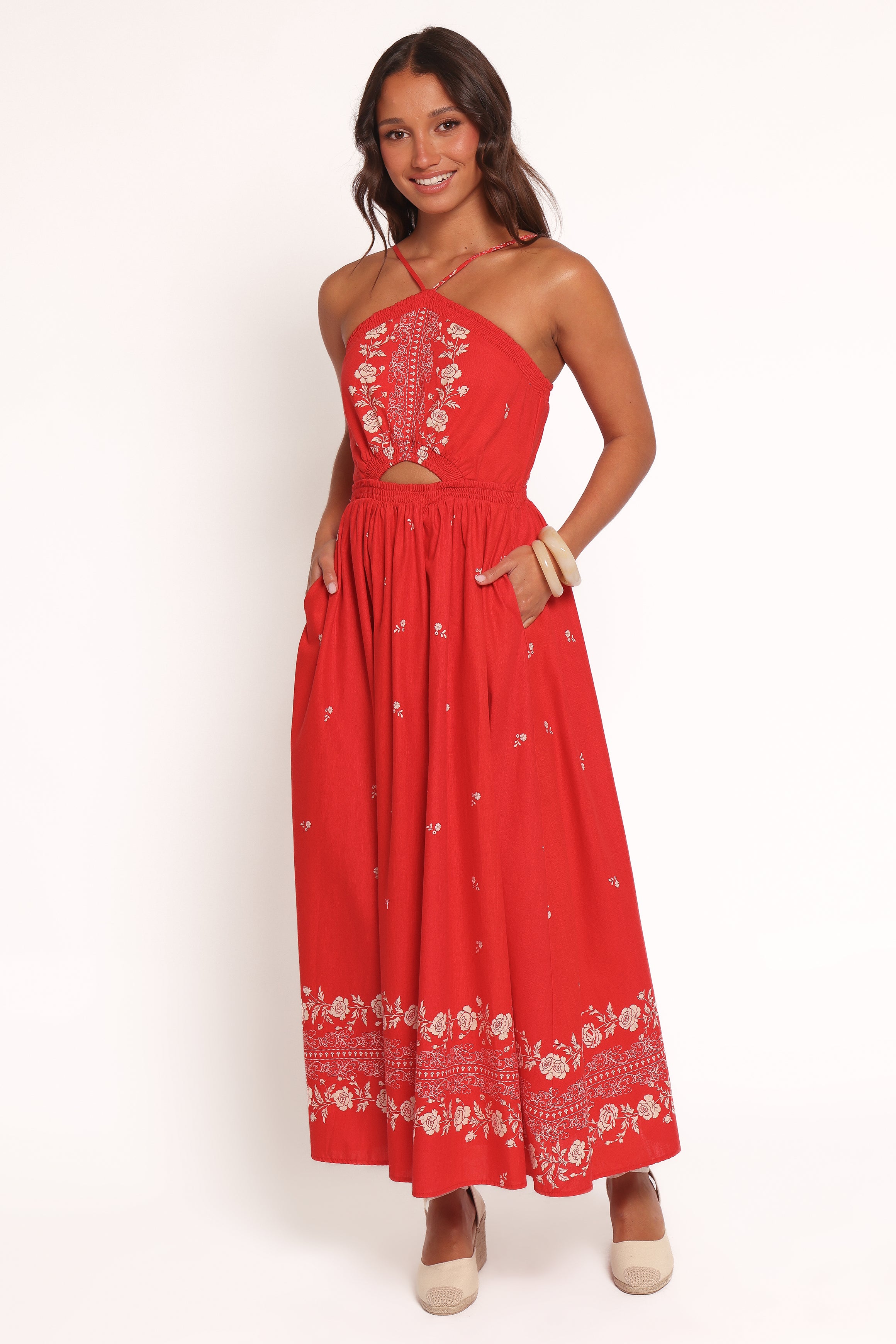  Madi Maxi Dress - Red Floral Bandana、mySite、sugarbowlscore