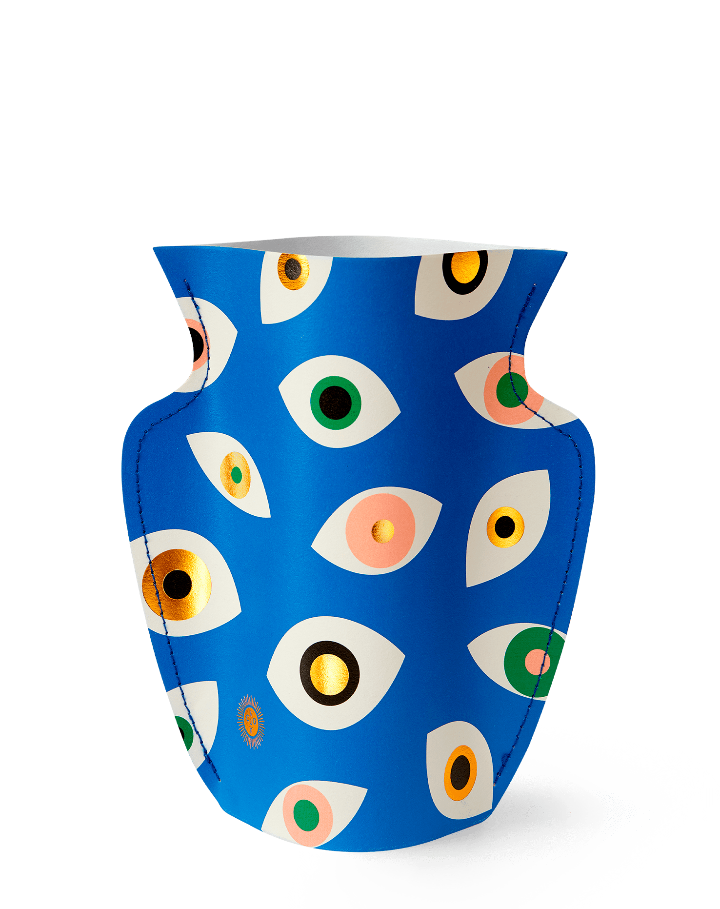Blue Paper Evil Eye Vase by Octaevo - Large or Mini、mySite、topwebapps