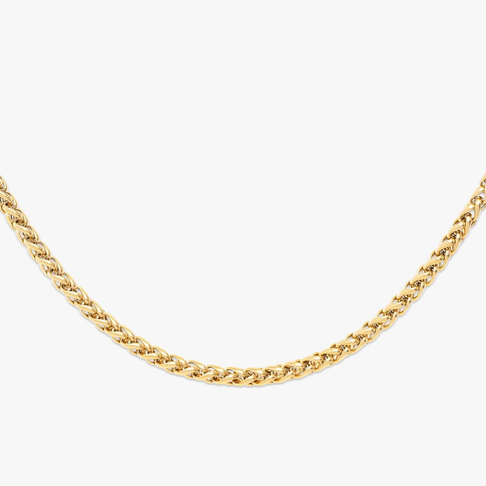 5MM Wheat Link Chain 14K Gold、mySite、hinf8tx79