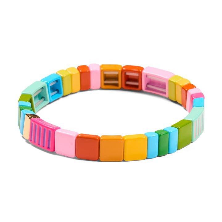  Pastel Stripe Tile Bracelet、mySite、elrpsem3k