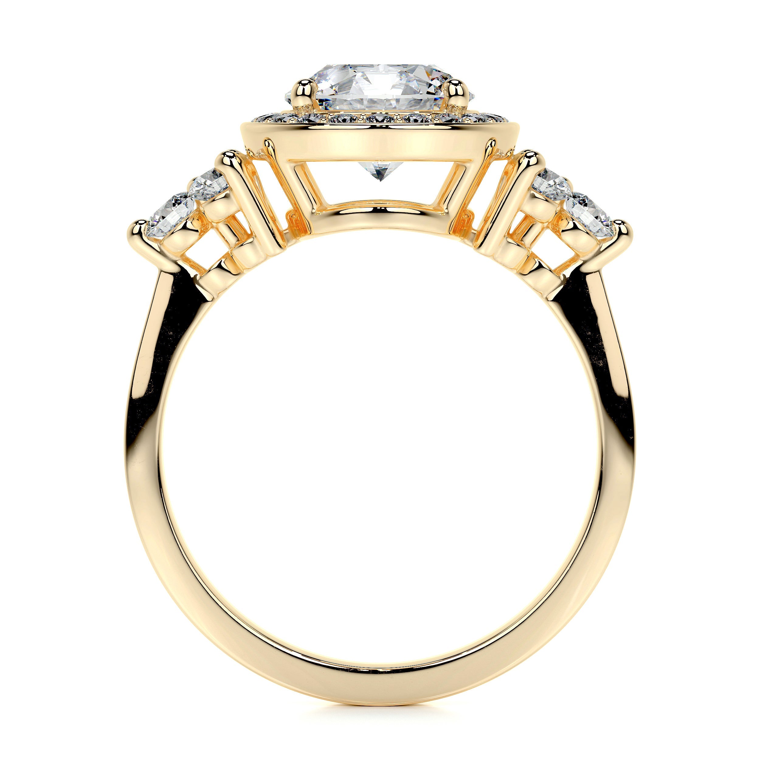 Ivy Vintage Lab Grown Diamond Ring -18K Yellow Gold、mySite、hinf8tx79