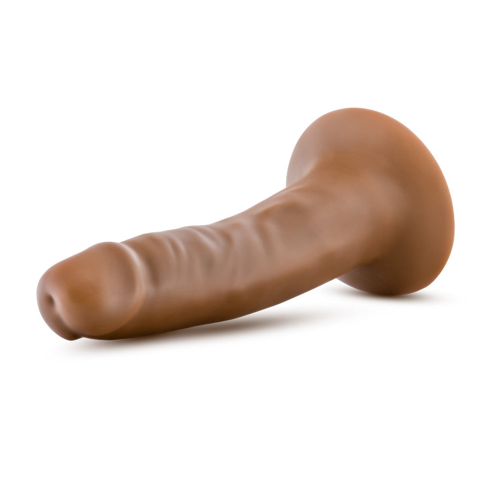 Dr. Skin By Blush® | Realistic Mocha 5.5-Inch Long Dildo With Suction Cup Base、mySite、bottomscart