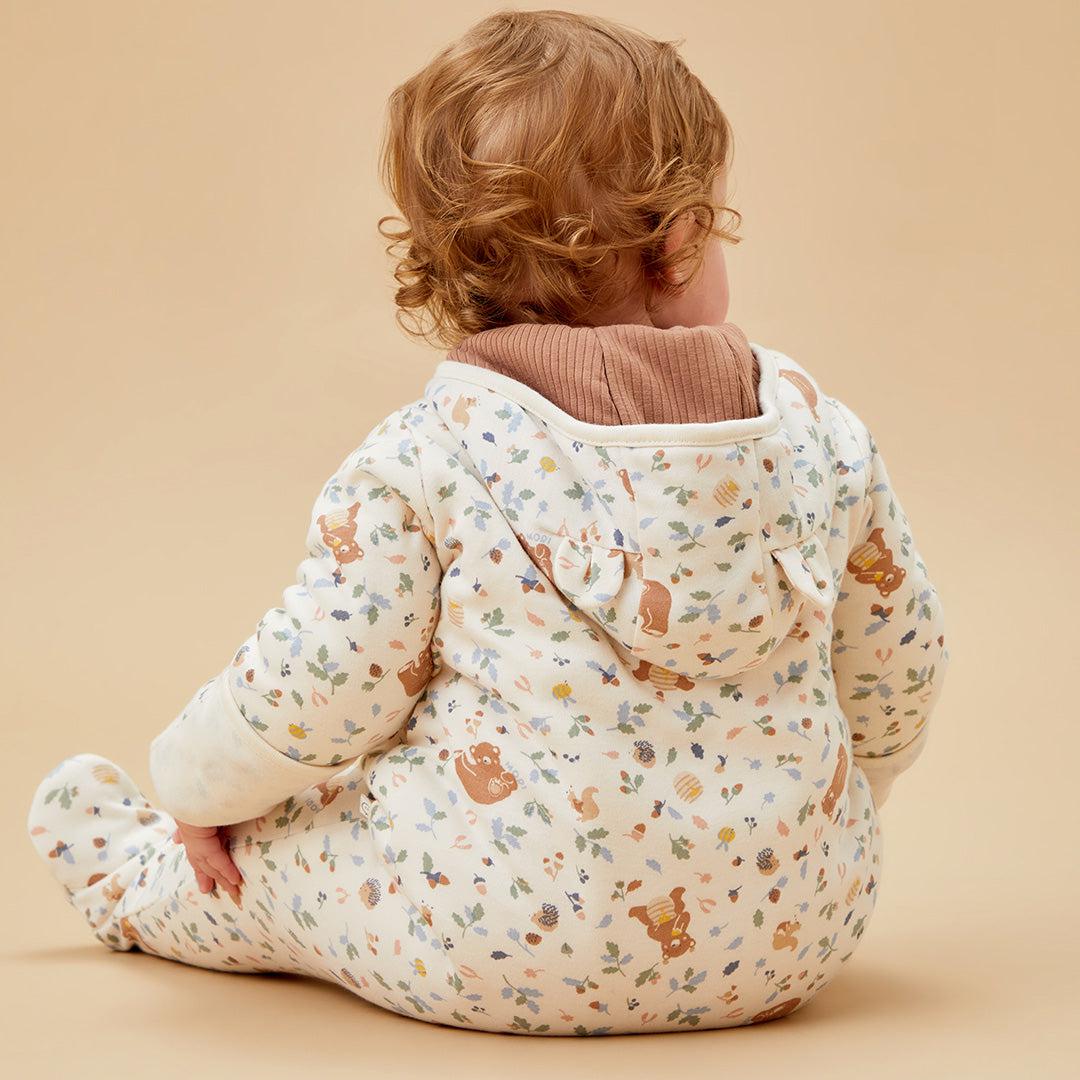  MORI Bear Print Pramsuit - Honey Bear Print、mySite、merchandisen