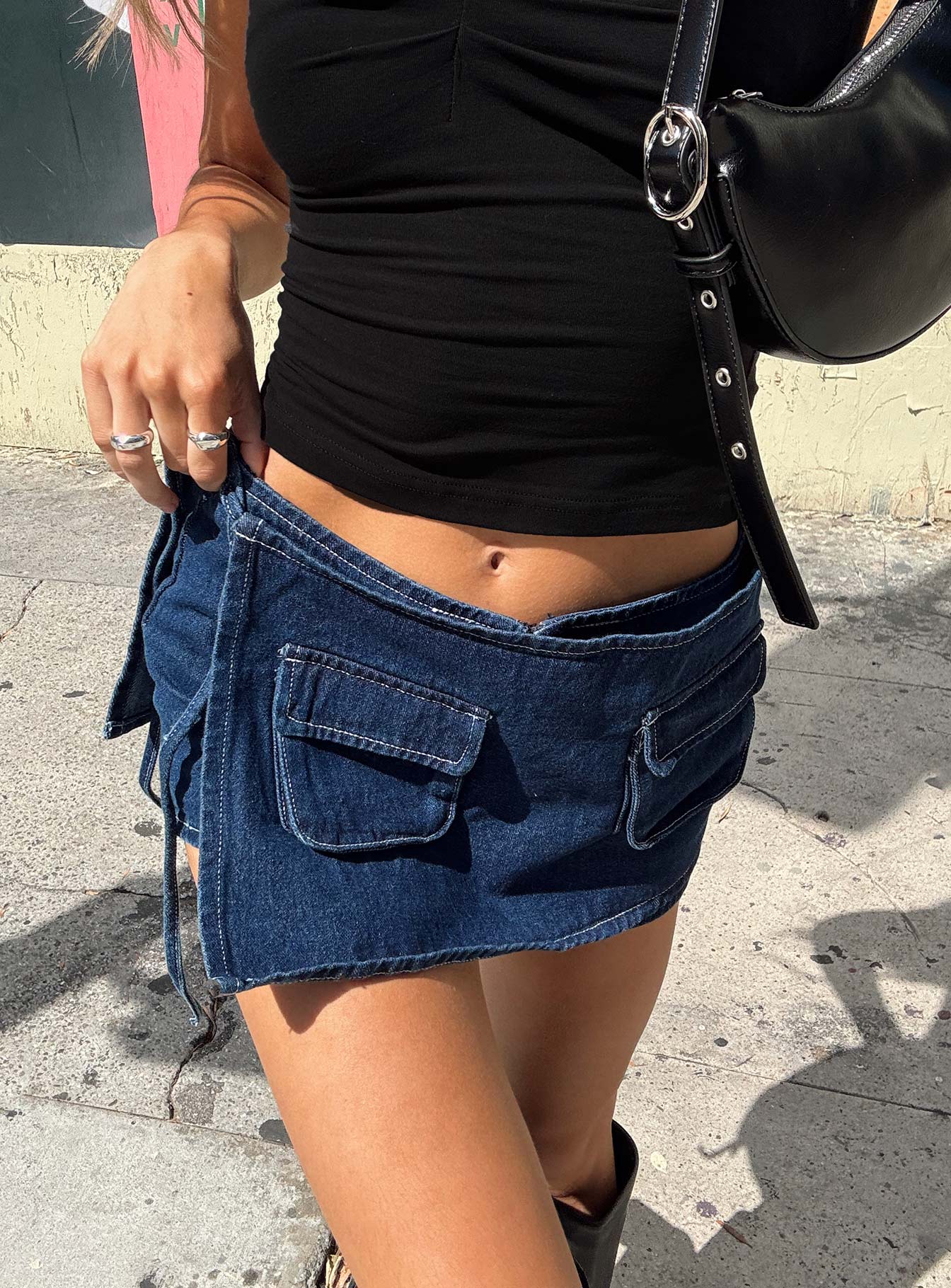 Countryside Skort Blue Denim、mySite、solidvoid