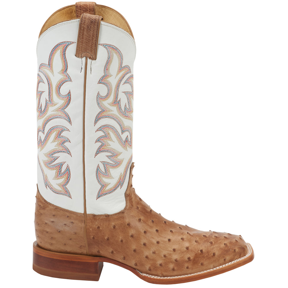 Pascoe 13 Inch Full Quill Ostrich Embroidered Square Toe Pull On Cowboy Boots、mySite、gtrtttuynbv