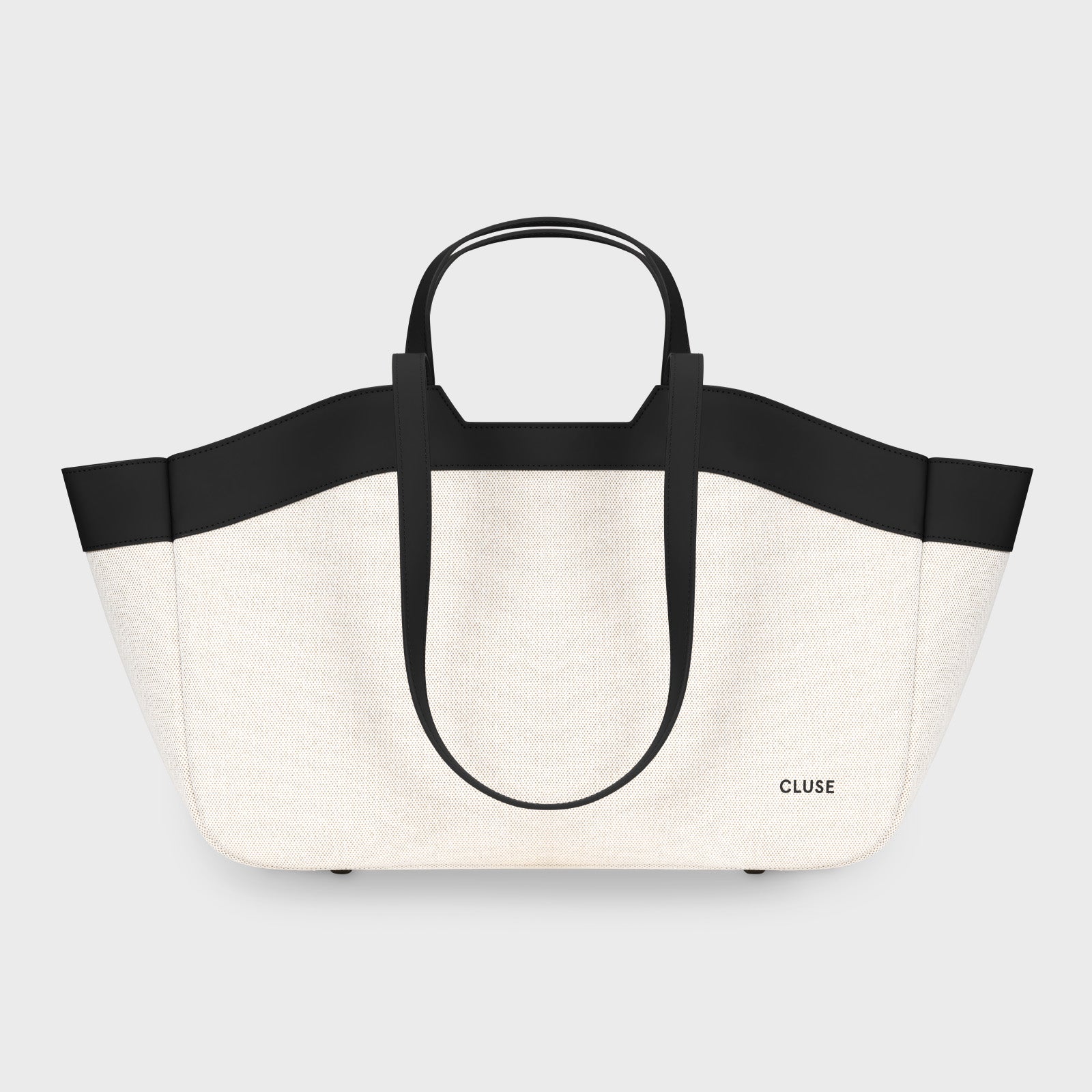 Tote Bag, Beige, Black Colour、mySite、botmansion