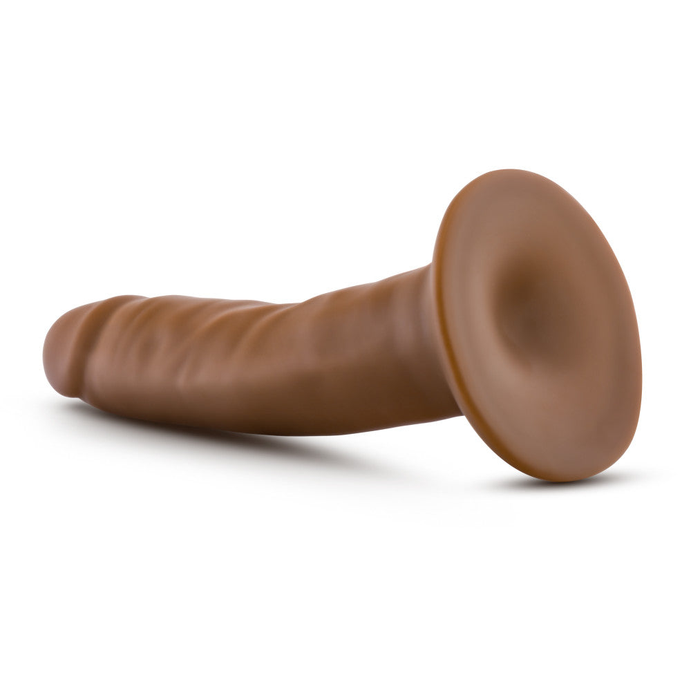 Dr. Skin By Blush® | Realistic Mocha 5.5-Inch Long Dildo With Suction Cup Base、mySite、bottomscart