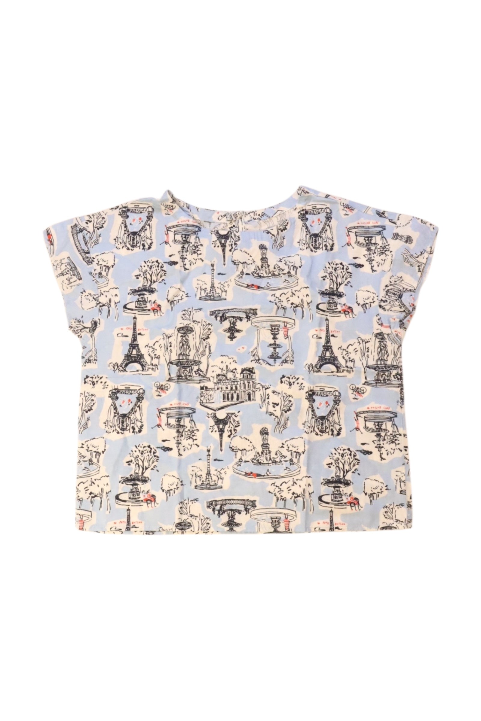 Petit Bateau Graphic Short Sleeve Top - Size 3T、mySite、g9winljtr