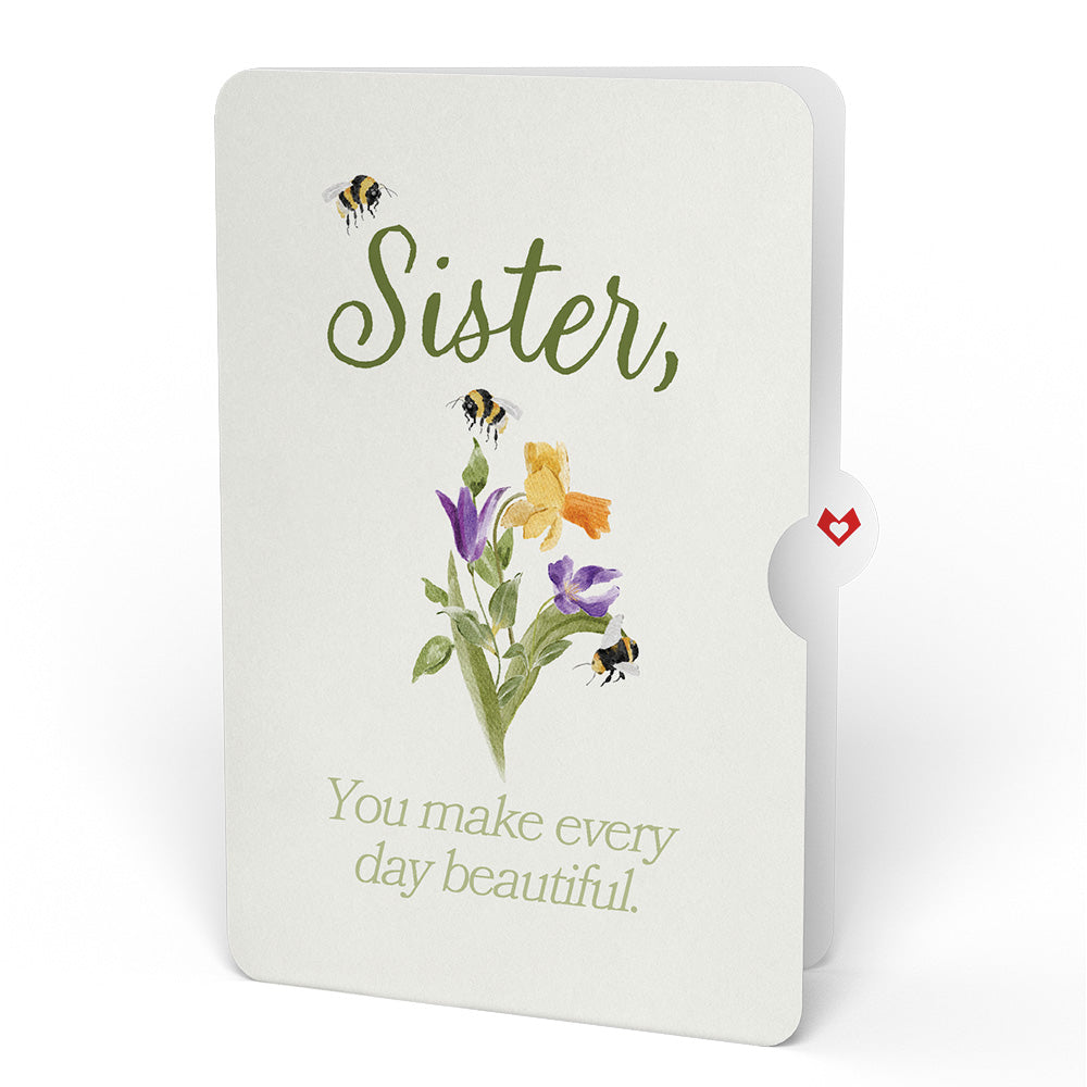 Sweet Birthday Wishes Bouquet and Sentiment Set for Sister、mySite、solidvoid