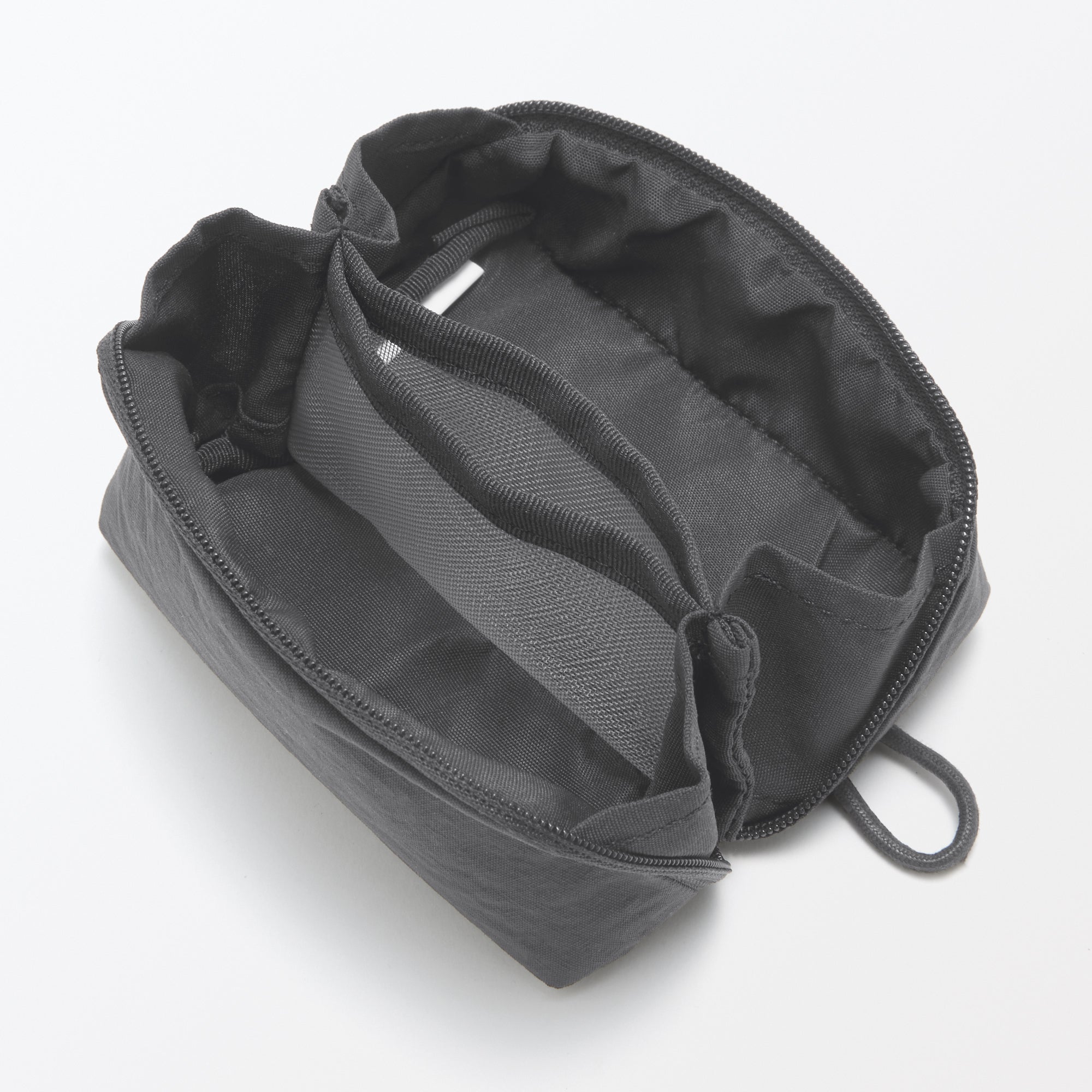  Wrinkled Nylon Wide-Opening Pouch - Small、mySite、sugarbowlscore