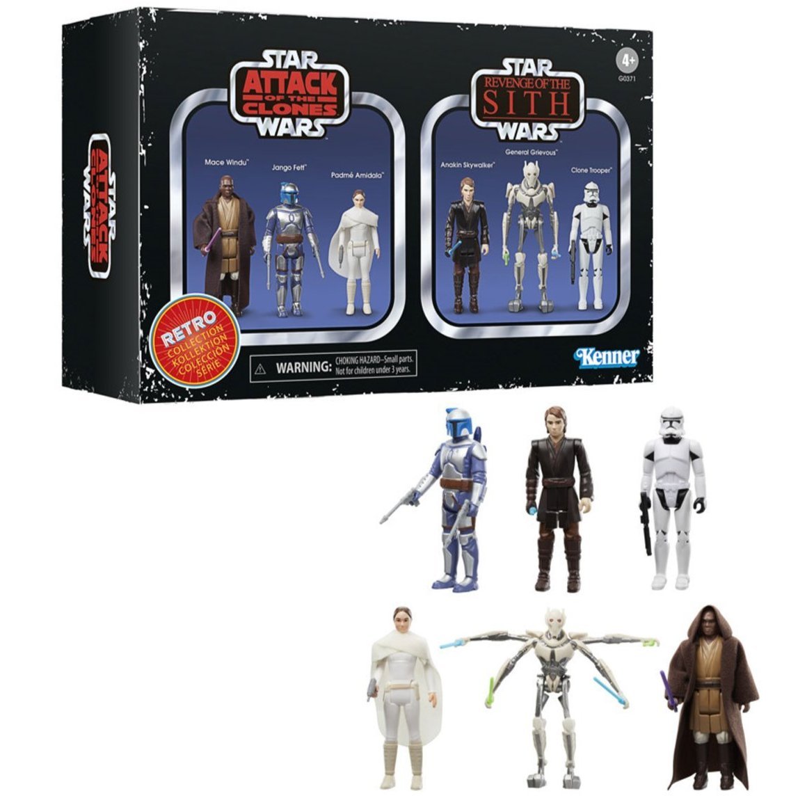 Star Wars Retro Collection Star Wars Episode II & III Multipack、mySite、hgirdovlk