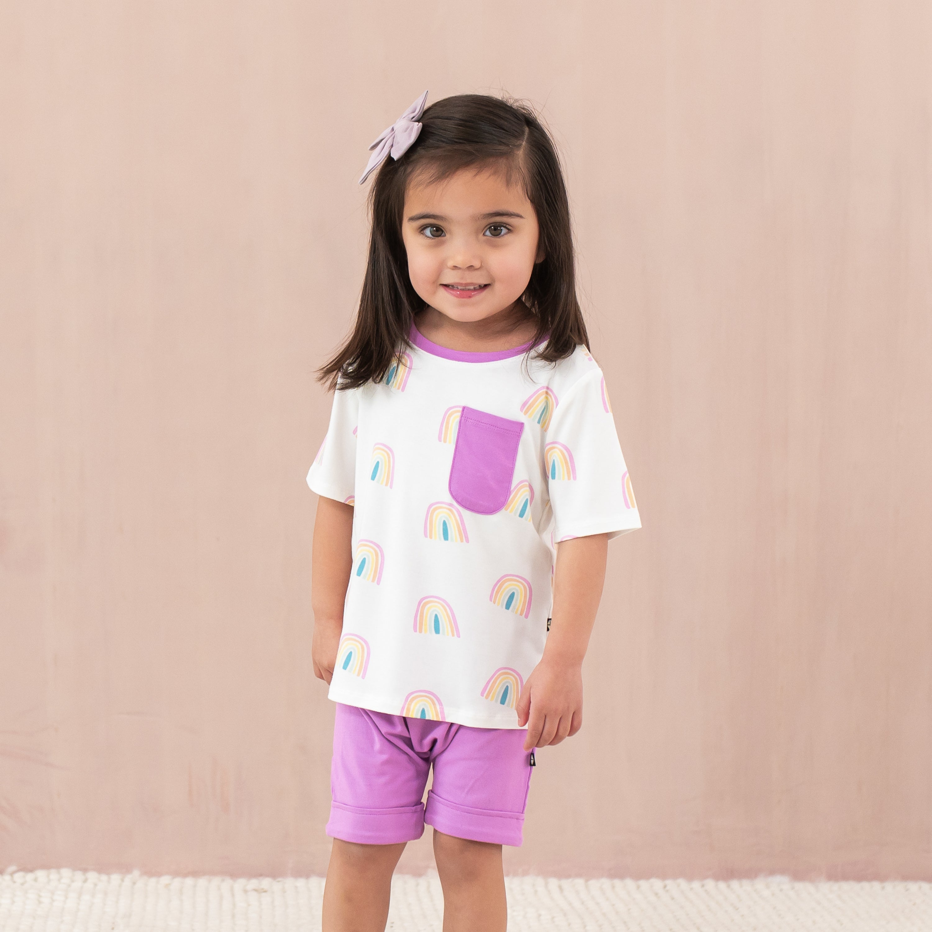  Toddler Crew Neck Tee in Poi Rainbow、mySite、layawaytickets