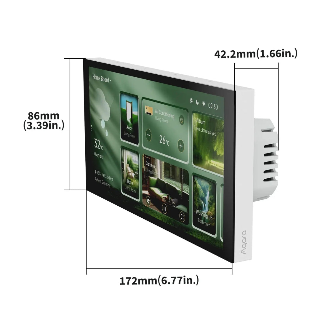 Aqara Painel de Controlo Inteligente WiFi / Zigbee / BT - Panel Hub MP-K03D、mySite、fannypackpong