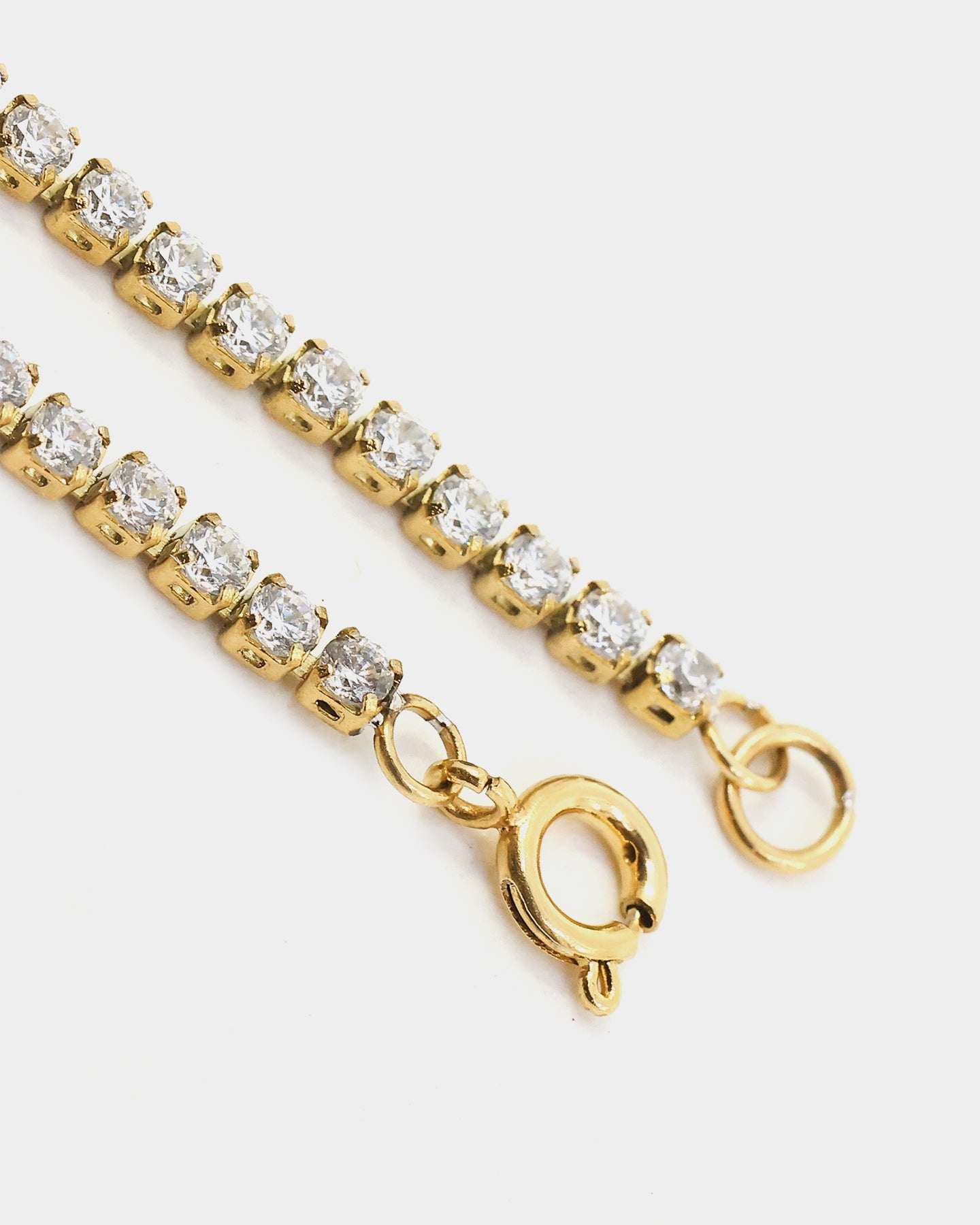 Raising Hell Women's Customisable Tennis Necklace Gold、mySite、zt4zffjzw