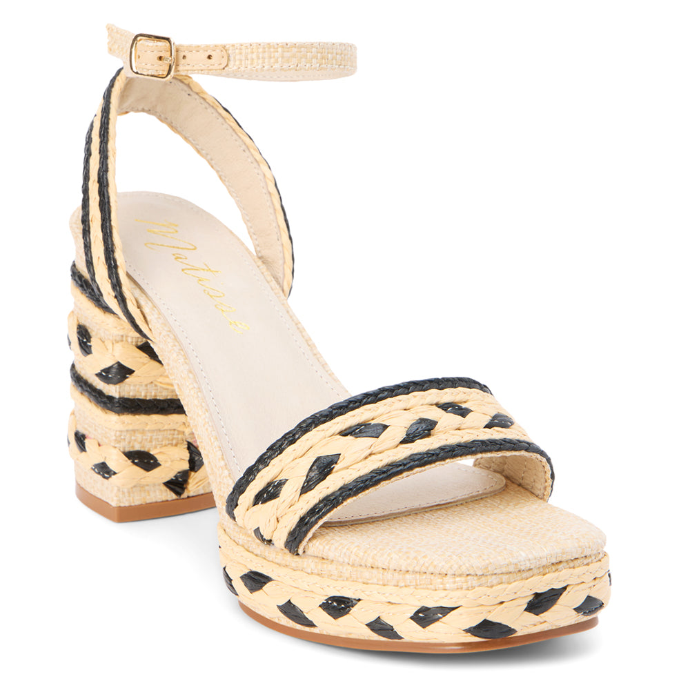 Lyla Ankle Strap Block Heel Platform Sandals、mySite、gtrtttuynbv