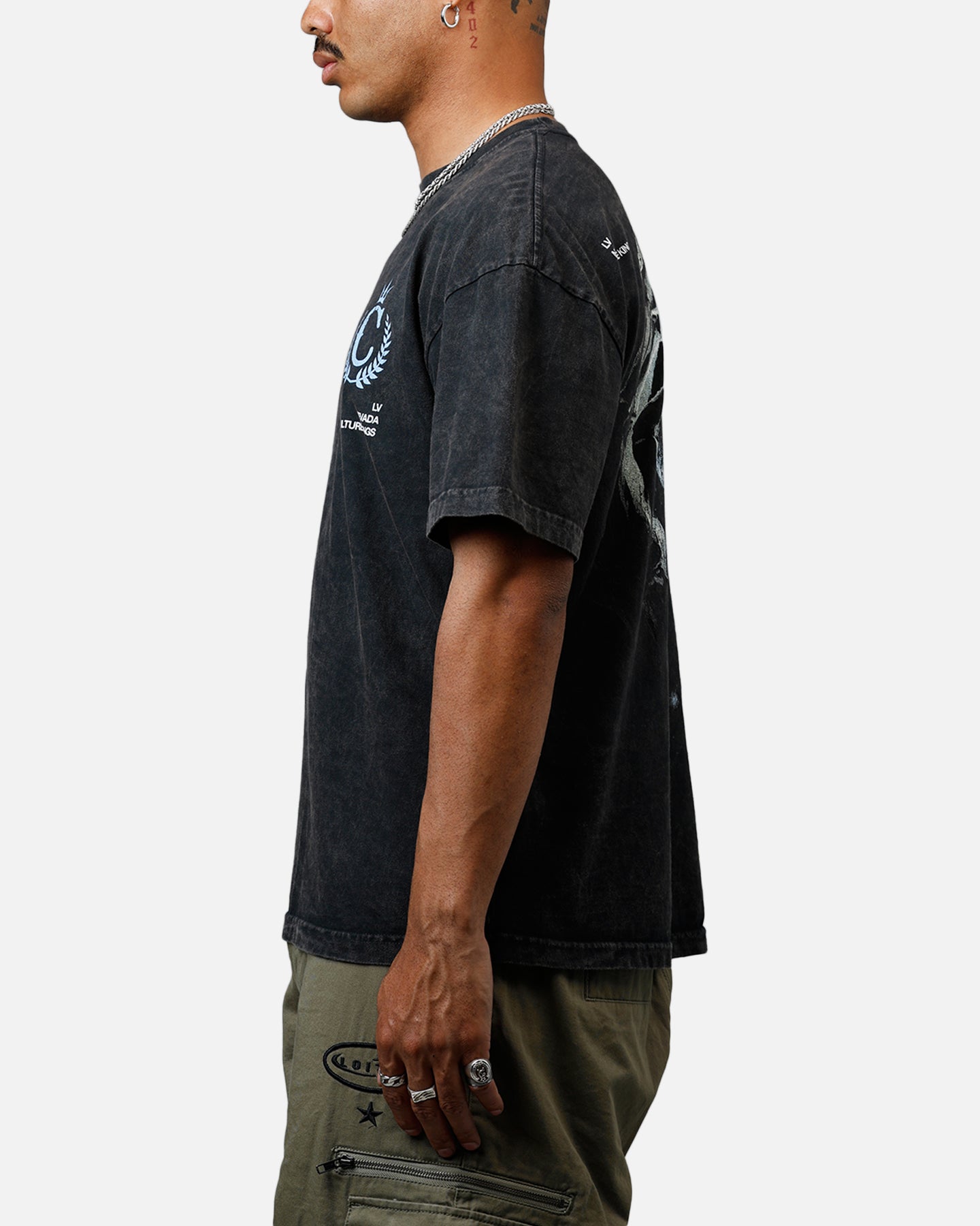 Culture Kings CK Orb Vintage T-Shirt Black Acidwash、mySite、zt4zffjzw