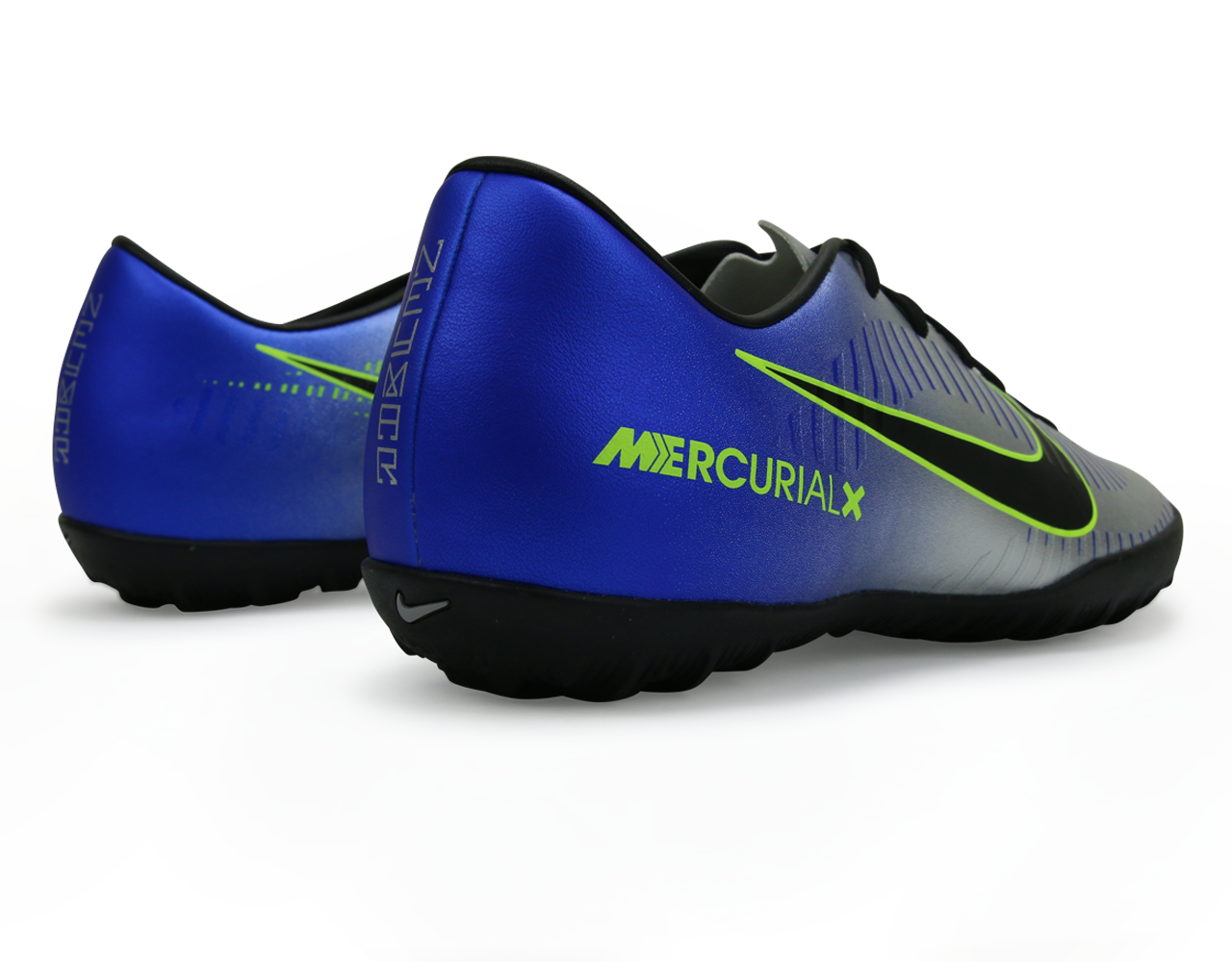 Nike Men's MercurialX Victory VI Neymar Jr Turf Soccer Shoes Racer Blue/Black/Chrome/Volt、mySite、bottomscart
