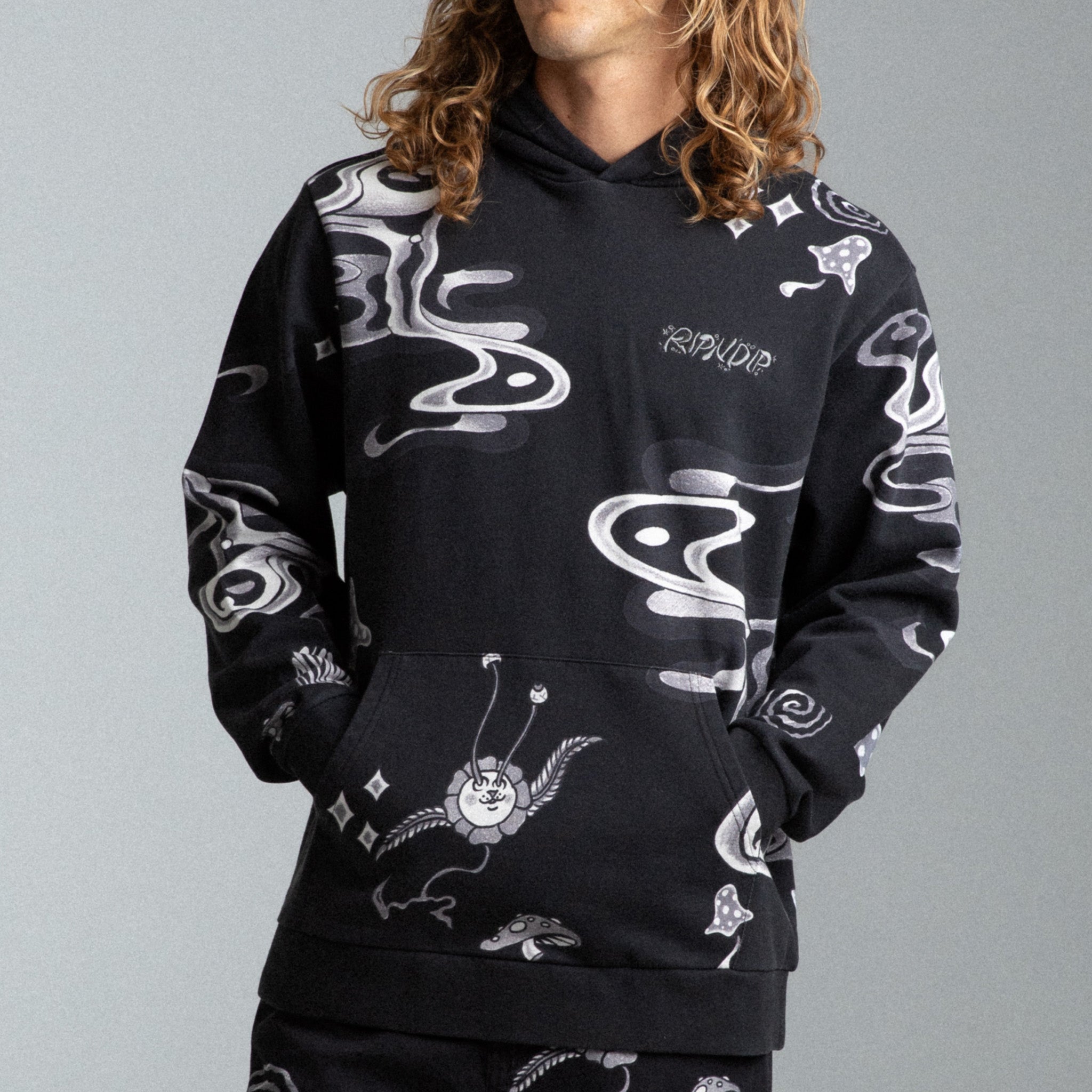  Space Walk Hoodie (Black)、mySite、merchandisen