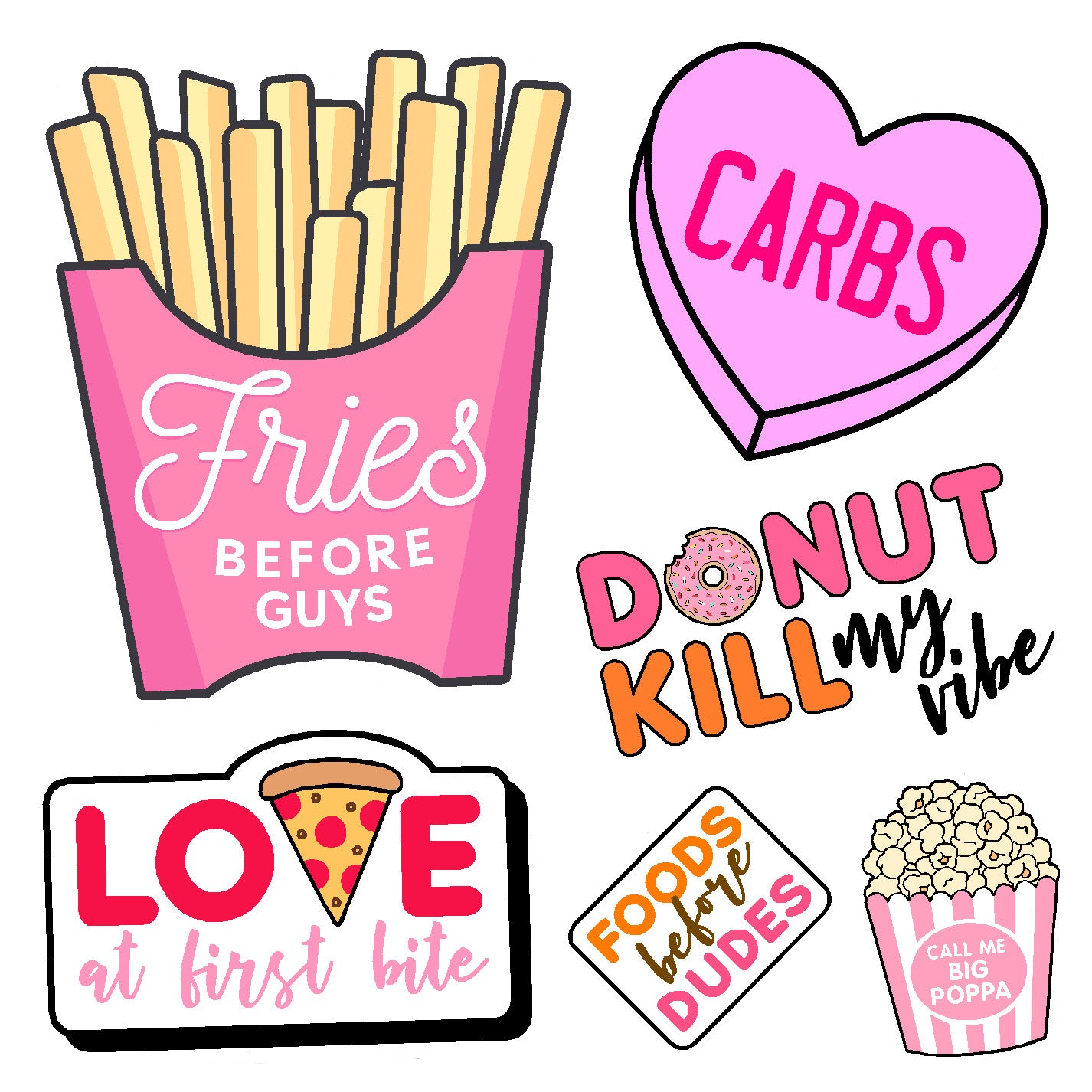  Carbs Vinyl Sticker Decal Set、mySite、ghnorth