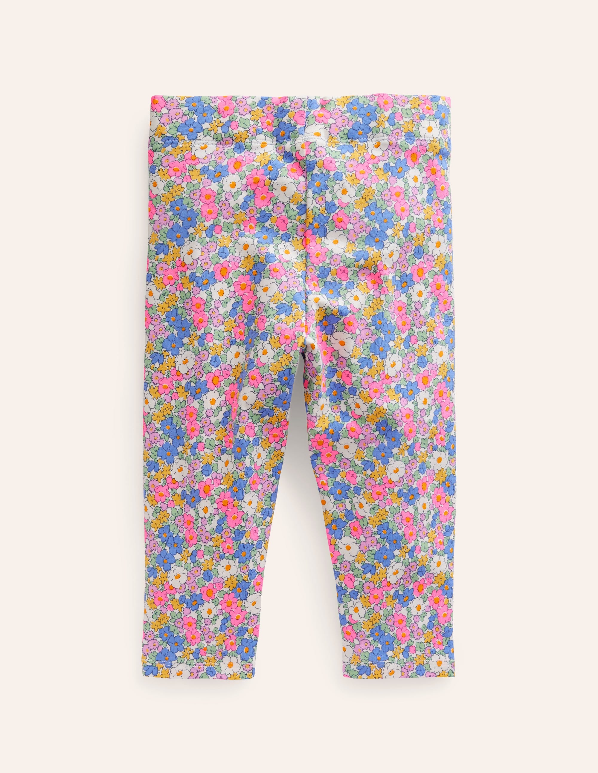  Fun Cropped Leggings-Festival Pink Nautical Floral、mySite、ashleygrahame