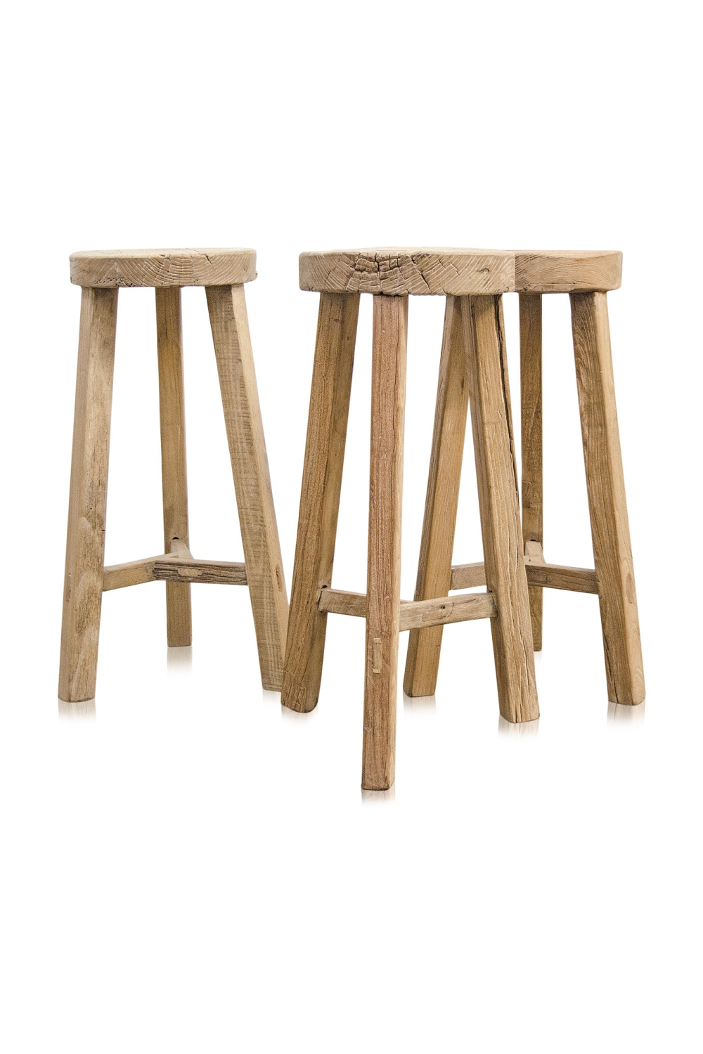 Round Wooden Bar Stool | Versmissen、mySite、neckold
