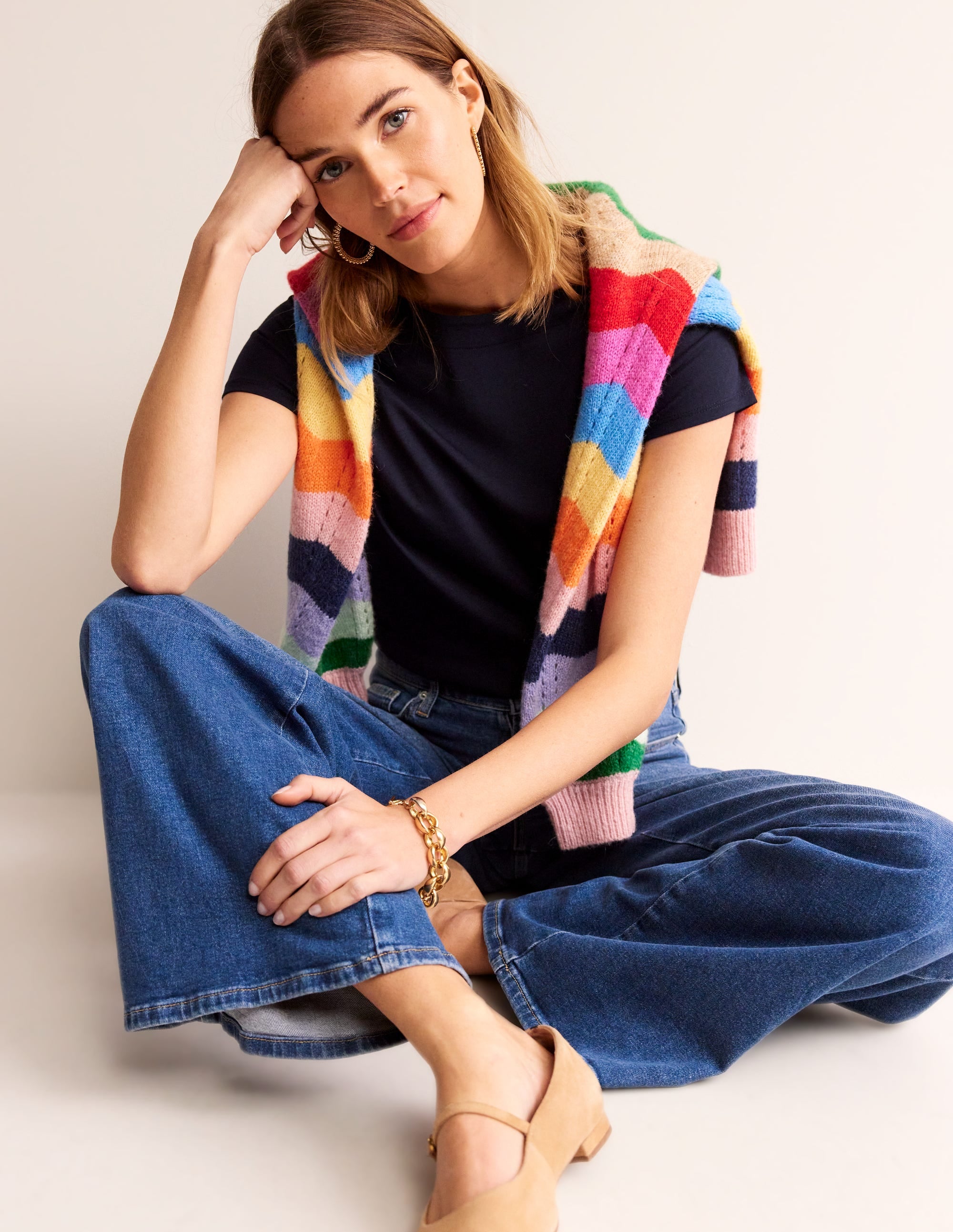  Supersoft Boat Neck T-Shirt-Navy、mySite、ashleygrahame