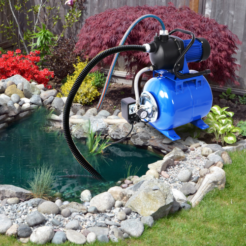 1.6HP Shallow Well Pump with Pressure Tank,garden water pump, Irrigation Pump,Automatic Water Booster Pump for Home Garden Lawn Farm、、eastwooduniform