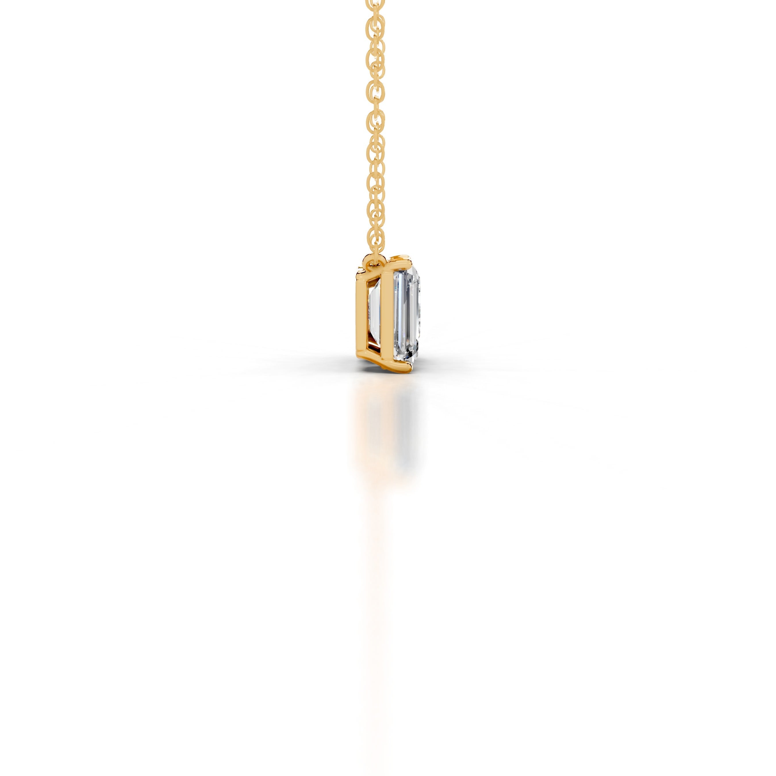 Petit Sloane Lab Grown Diamond Pendant - 18K Yellow Gold、mySite、hinf8tx79