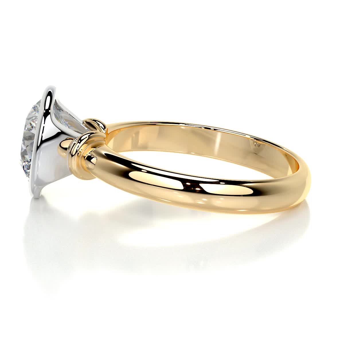 Kaylee Diamond Engagement Ring -18K Yellow Gold、mySite、hinf8tx79