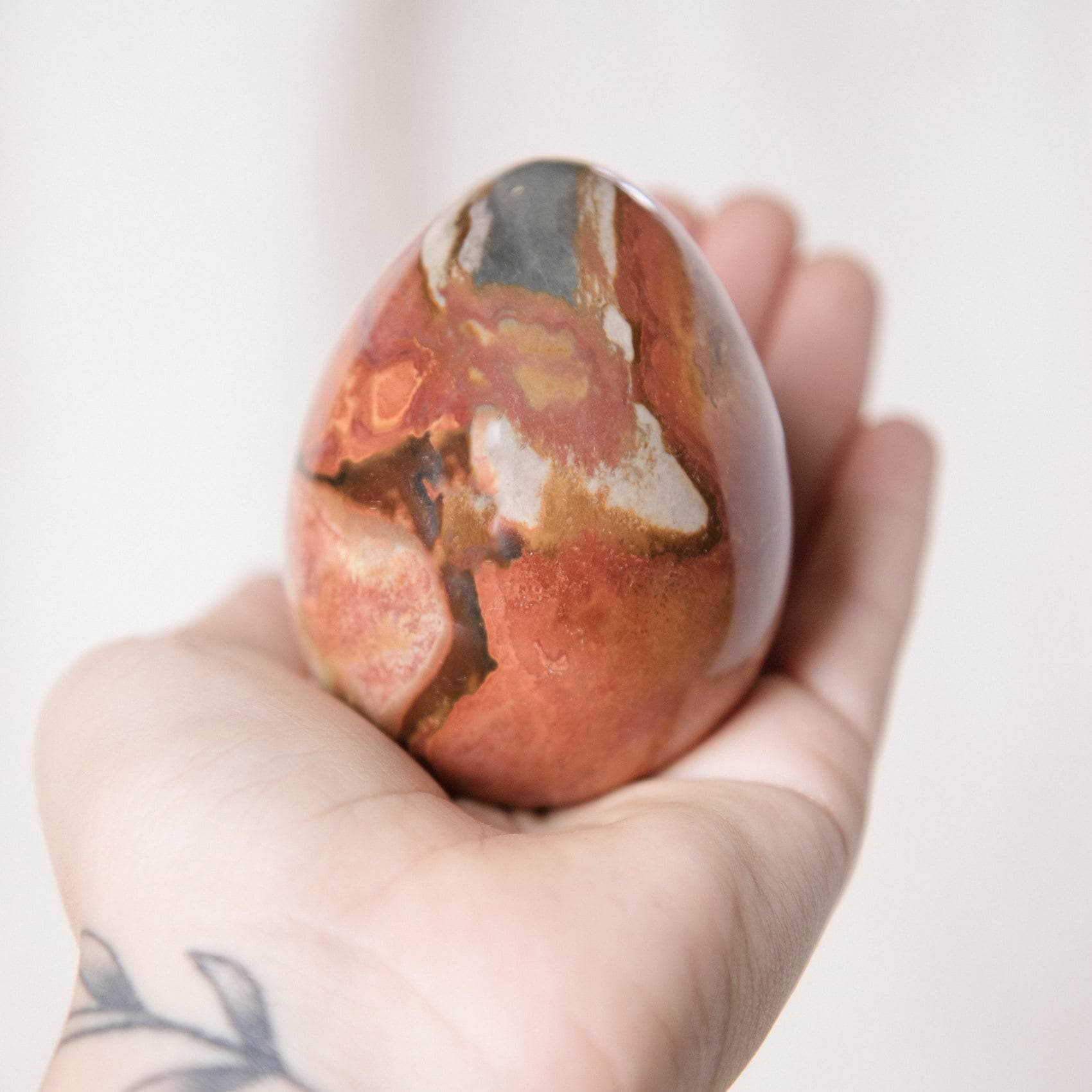 Polychrome Jasper Eggs - AAA Premium Quality、mySite、hinf8tx79